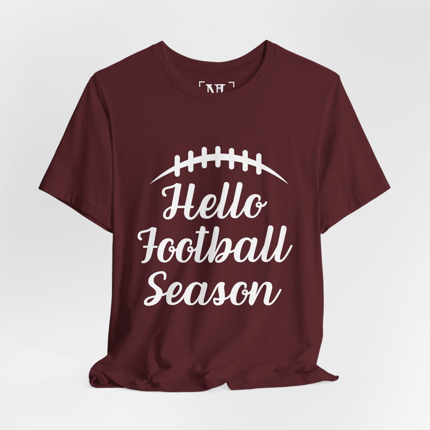 Hello Football Season - Graphic Tee (White Text)
