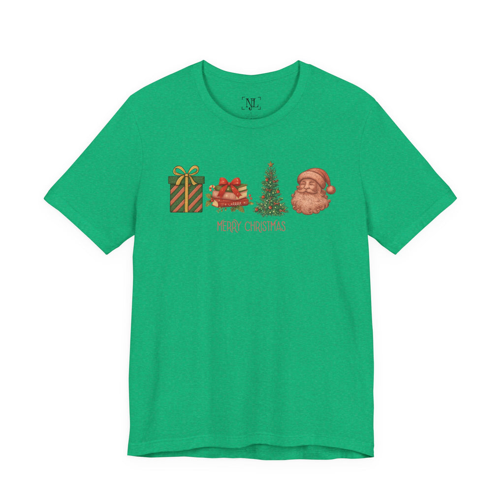 Vintage Christmas Icons - Short Sleeve Tee