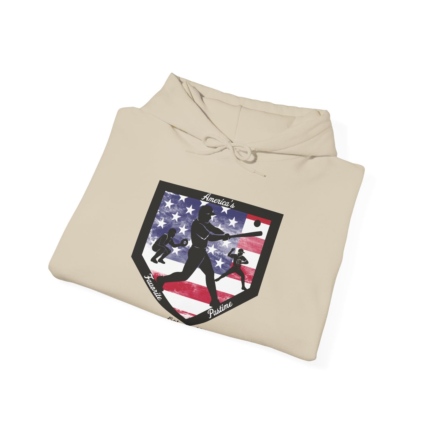 Baseball Home Plate Hoodie – America's Favorite Pastime Design