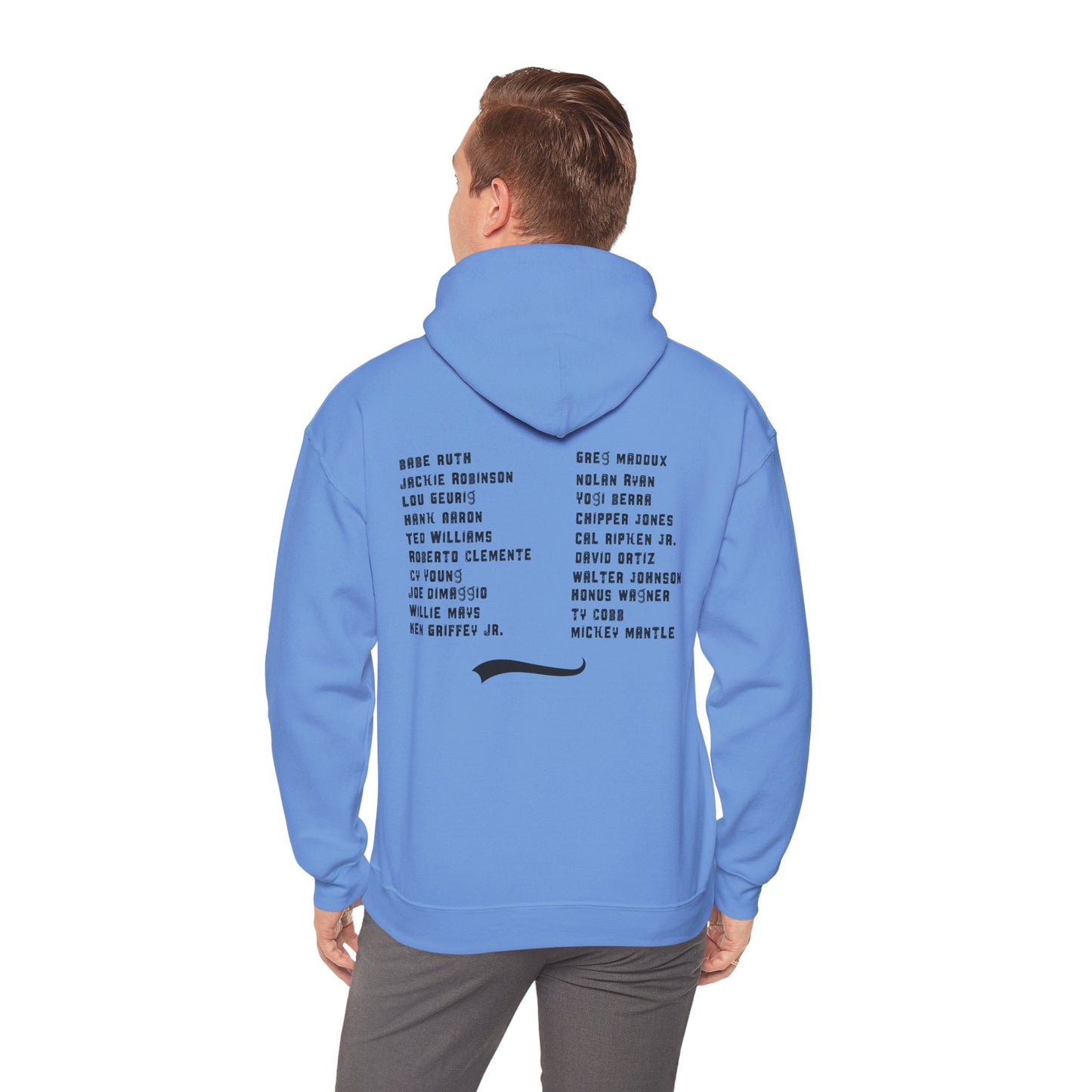 Baseball Tribute Hoodie — "Heroes Get Remembered, Legends Never Die" Hoodie