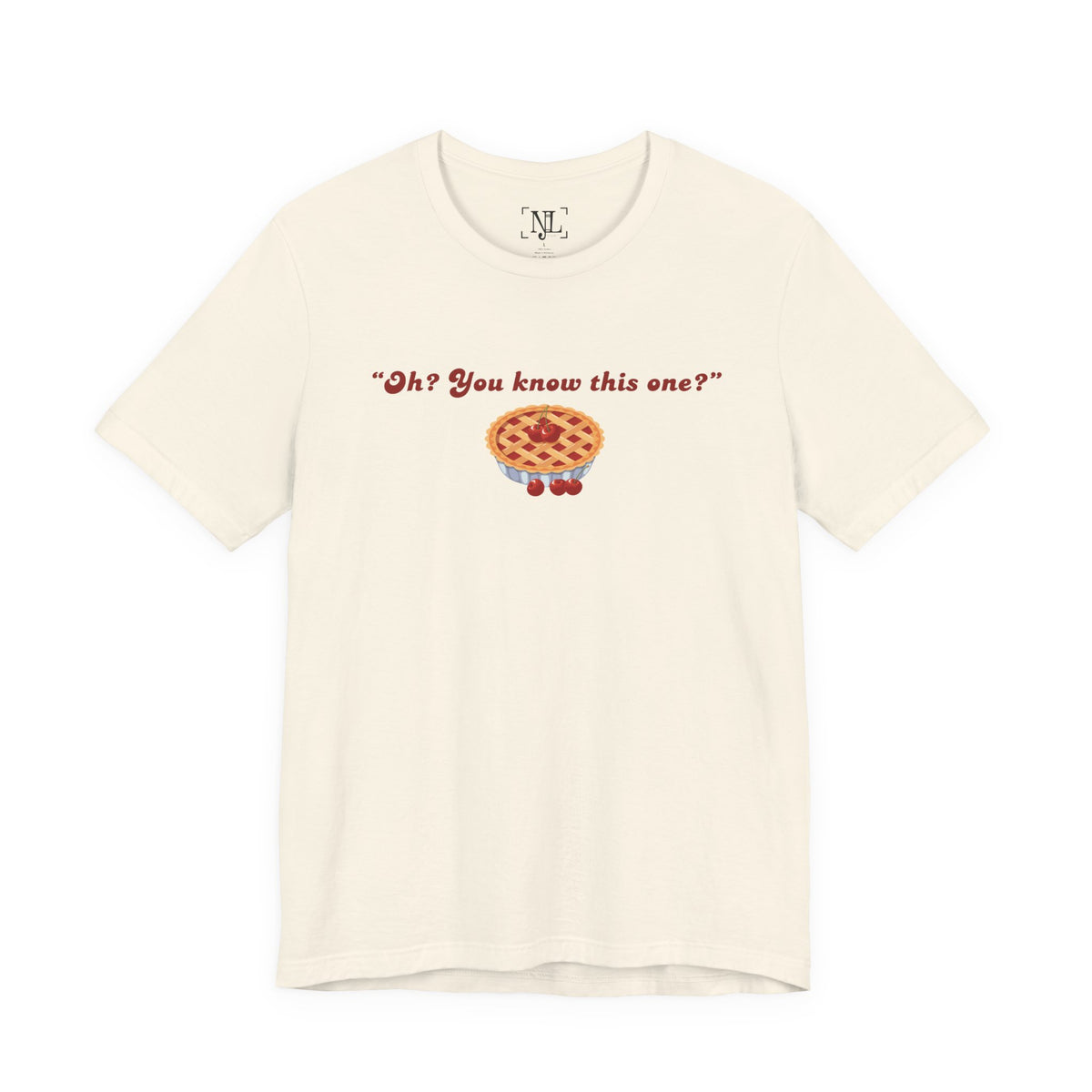 "Oh? You know this one?" Cherry Pie - Hockey Romance Inspired Tee