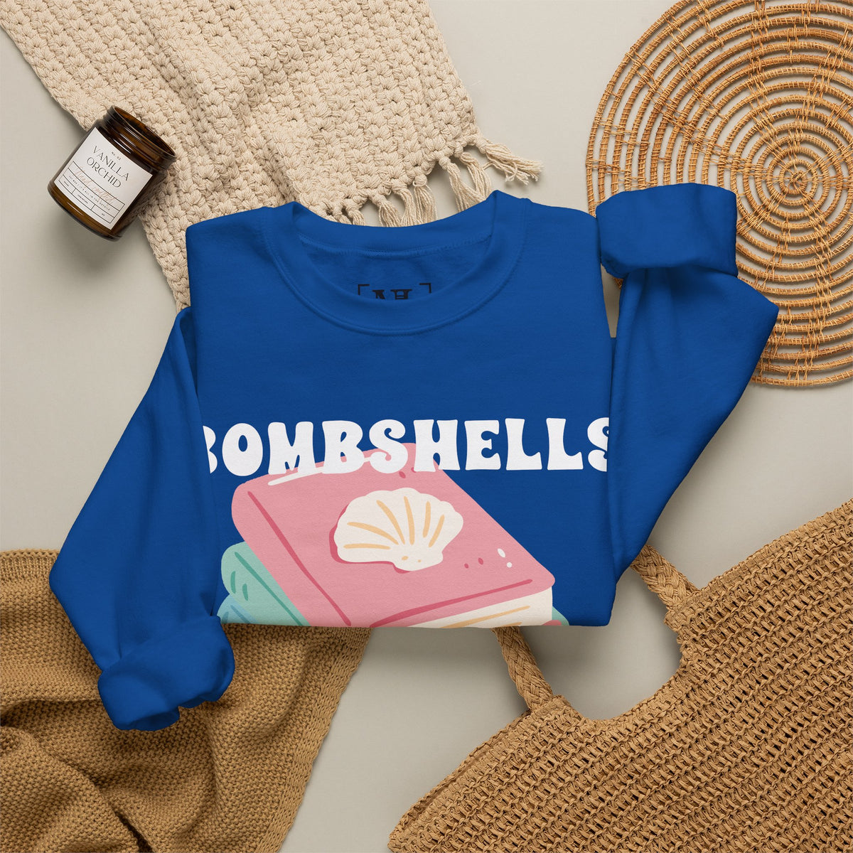Bombshells Read Books - Bookish Villa Inspired Sweatshirt (White Text)
