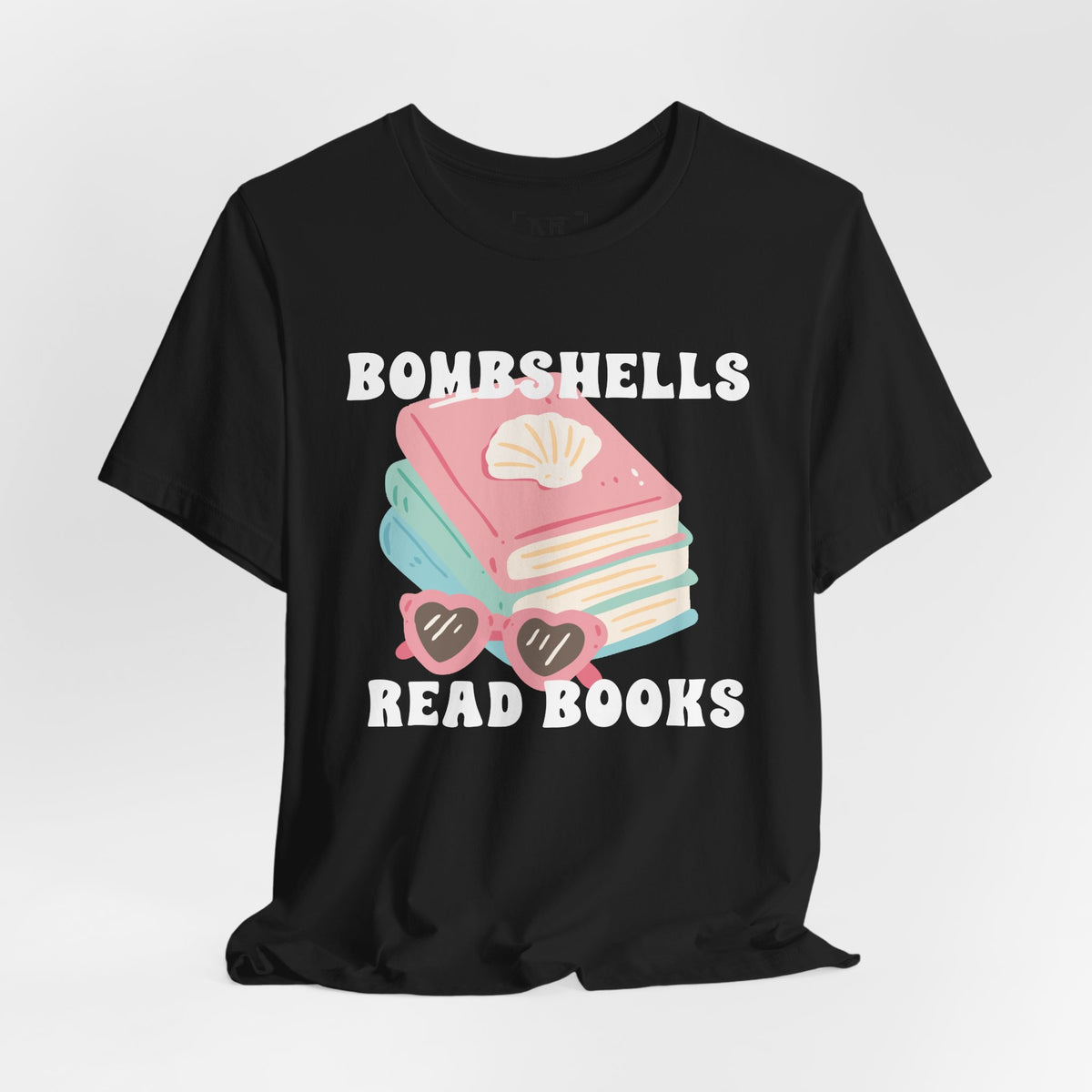 Bombshells Read Books - Bookish Villa Inspired Tee (White Text)