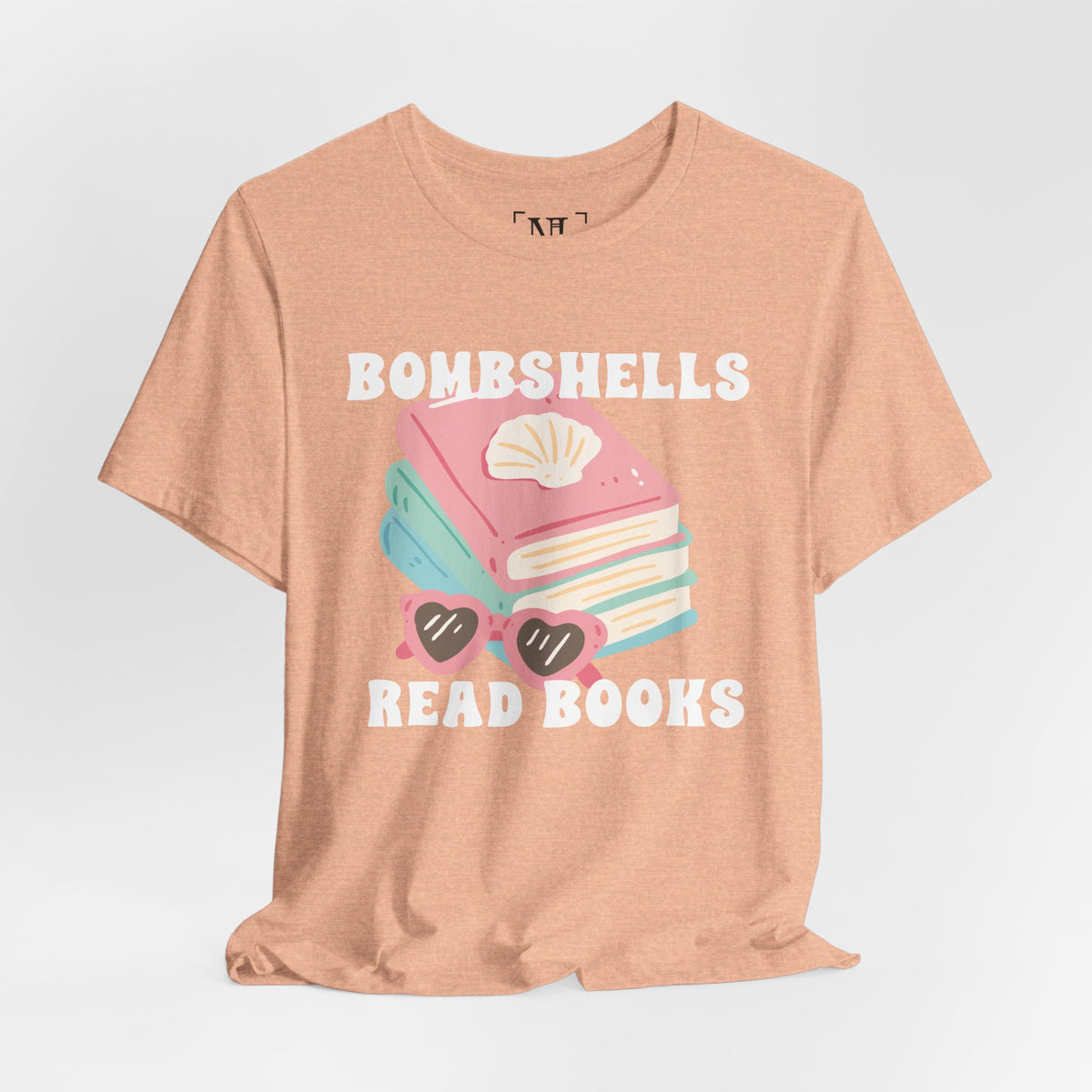 Bombshells Read Books - Bookish Villa Inspired Tee (White Text)
