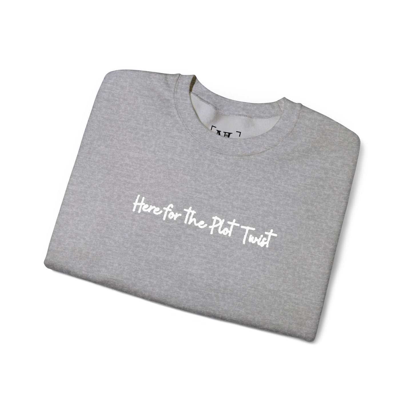 Here for the Plot Twist - Bookish Villa Inspired Embroidered Sweatshirt