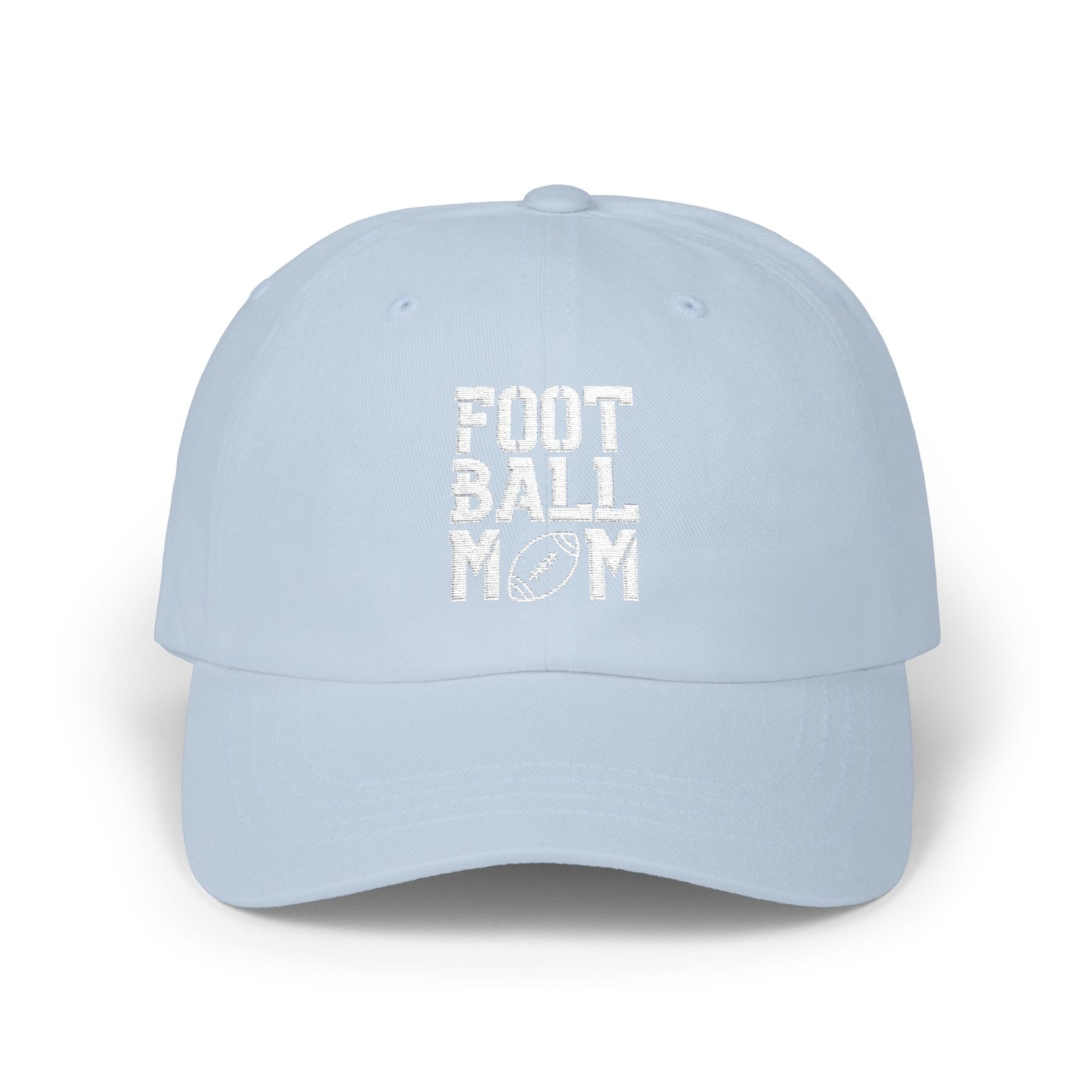 Football Mom  — Hat (White Text)