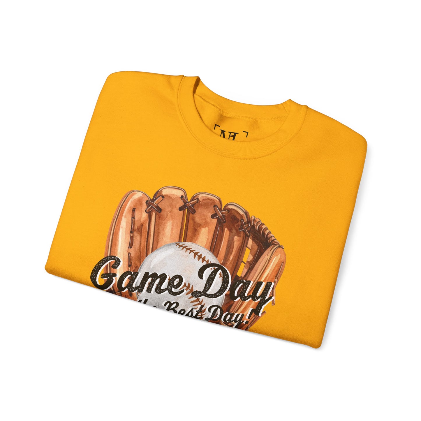 Game Day Baseball Sweatshirt — "Game Day is the Best Day" Crewneck