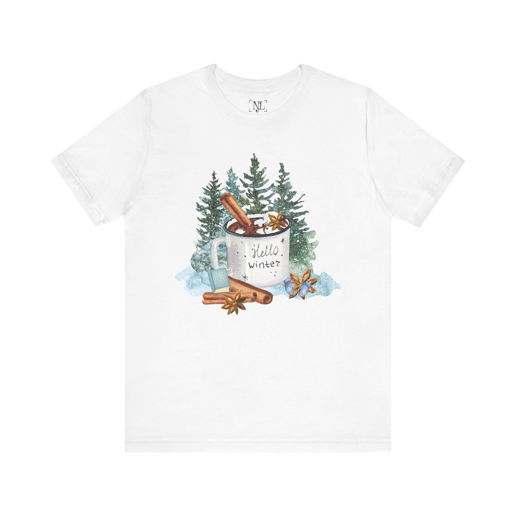 Hello Winter Mug Short Sleeve Tee