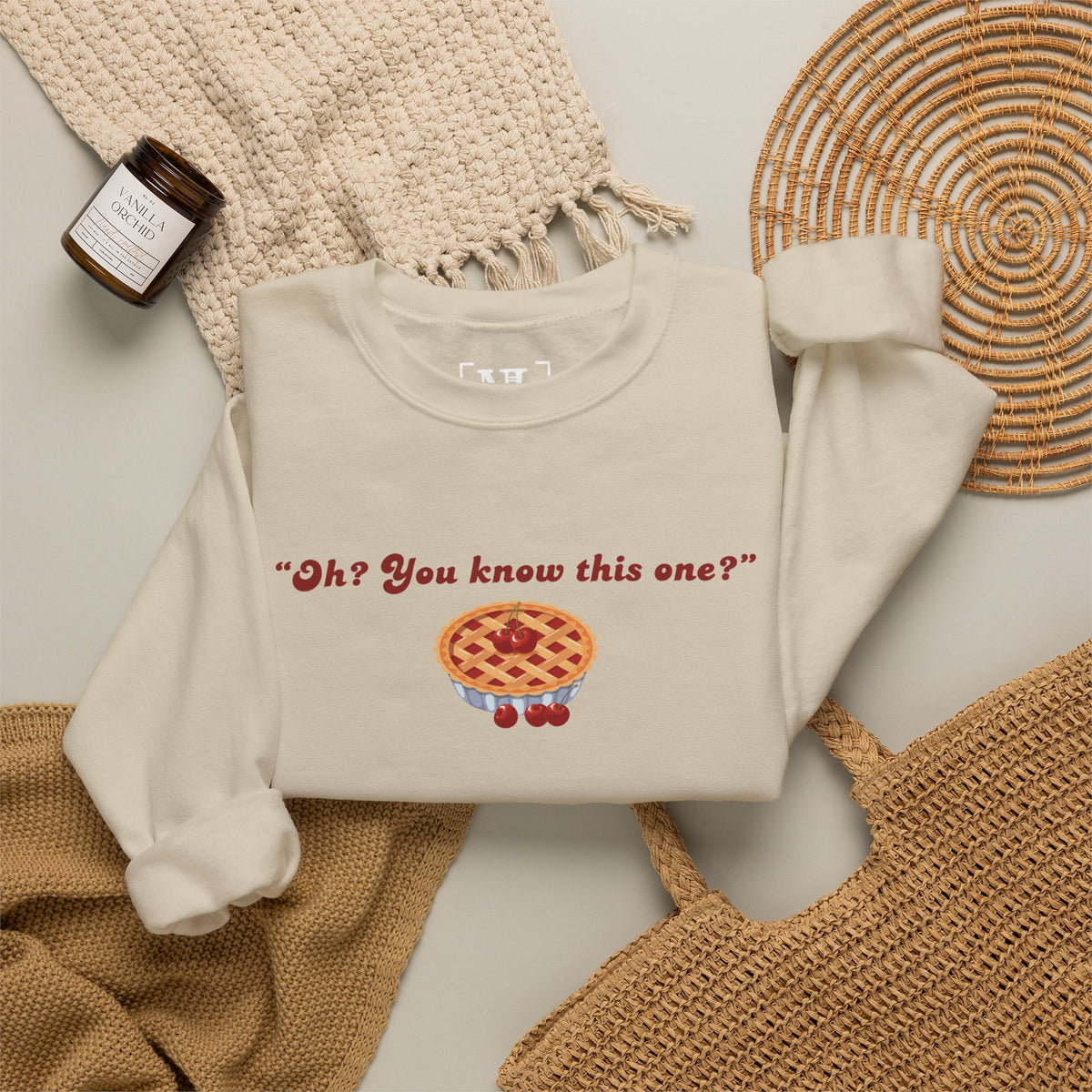 Oh? You know this one? Cherry Pie - Hockey Romance Inspired Sweatshirt