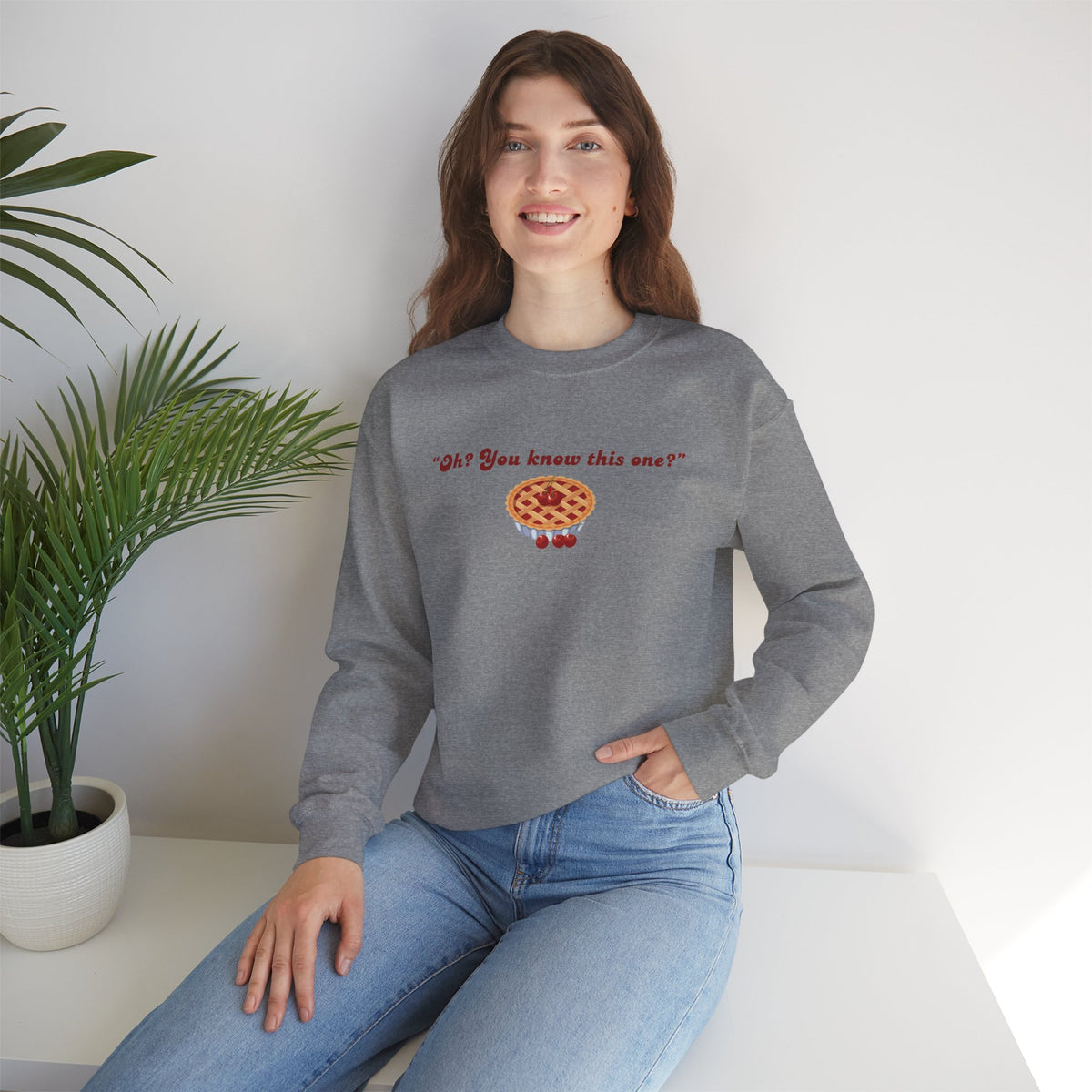 Oh? You know this one? Cherry Pie - Hockey Romance Inspired Sweatshirt