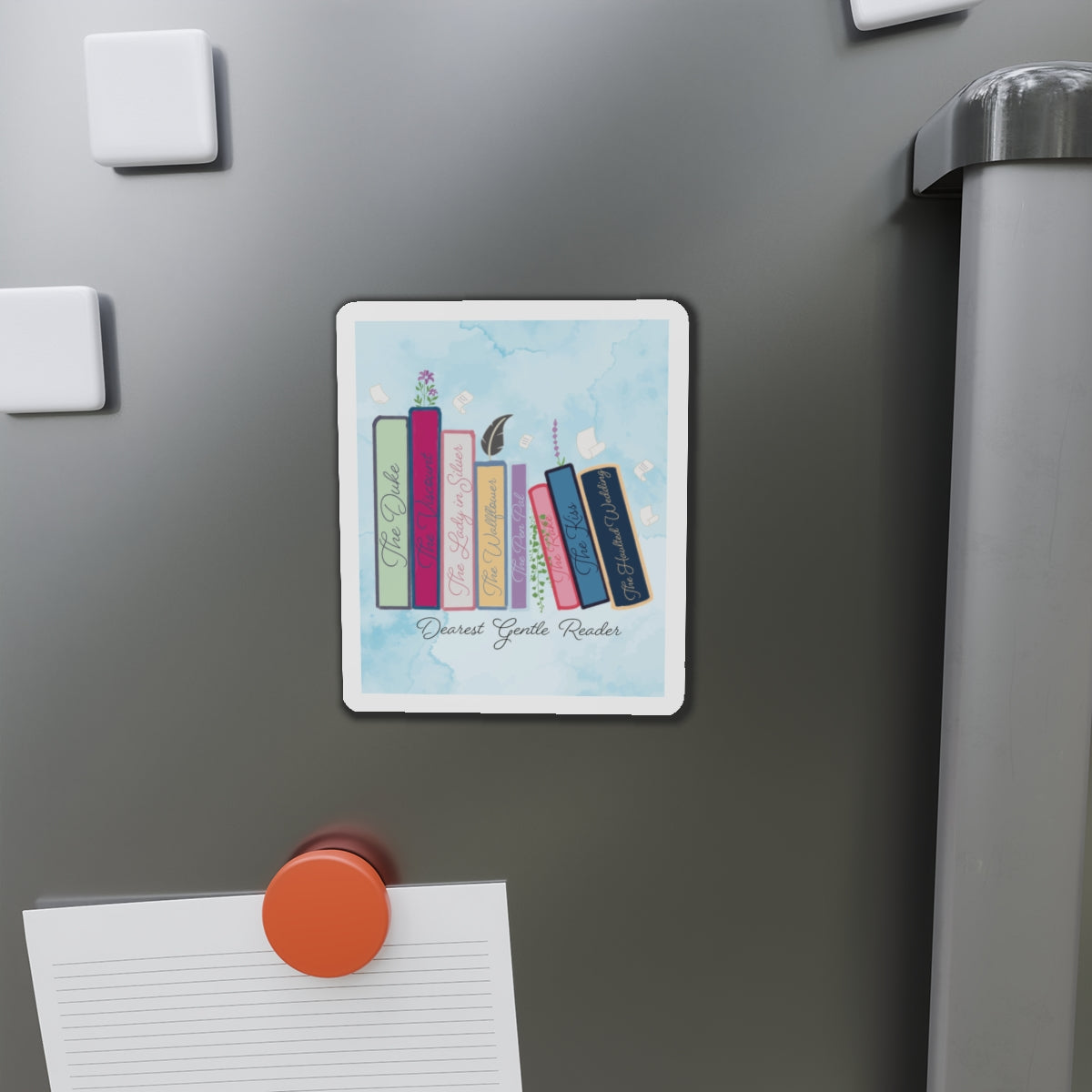 Dearest Gentle Reader Book Stack- Regency Romance Inspired Magnet