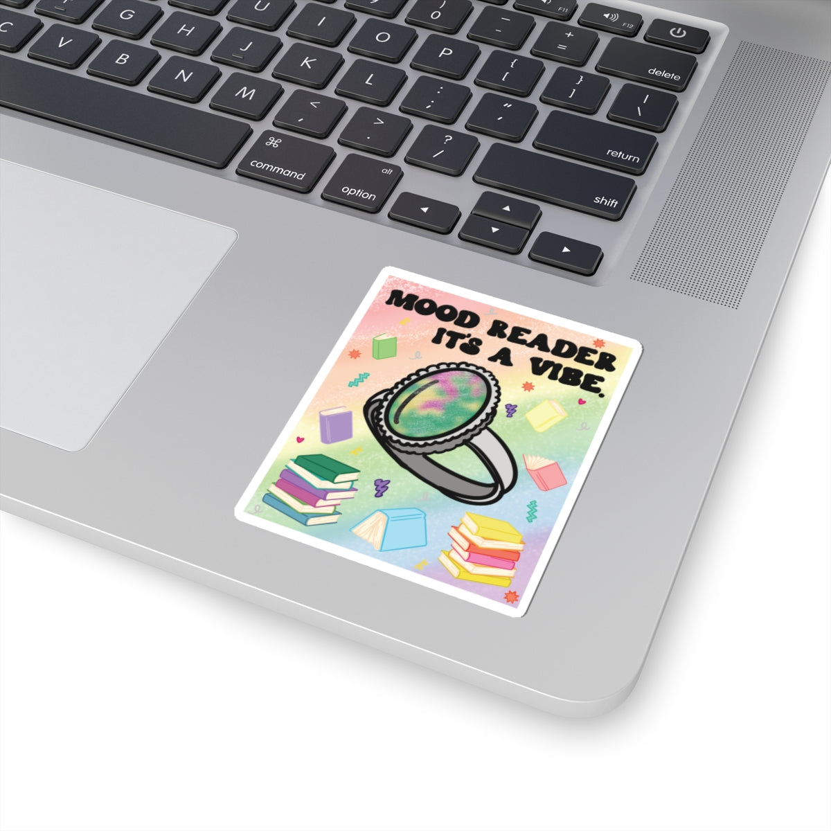 Mood Reader It's a Vibe —  Bookish Kiss-Cut Sticker (without Genres)