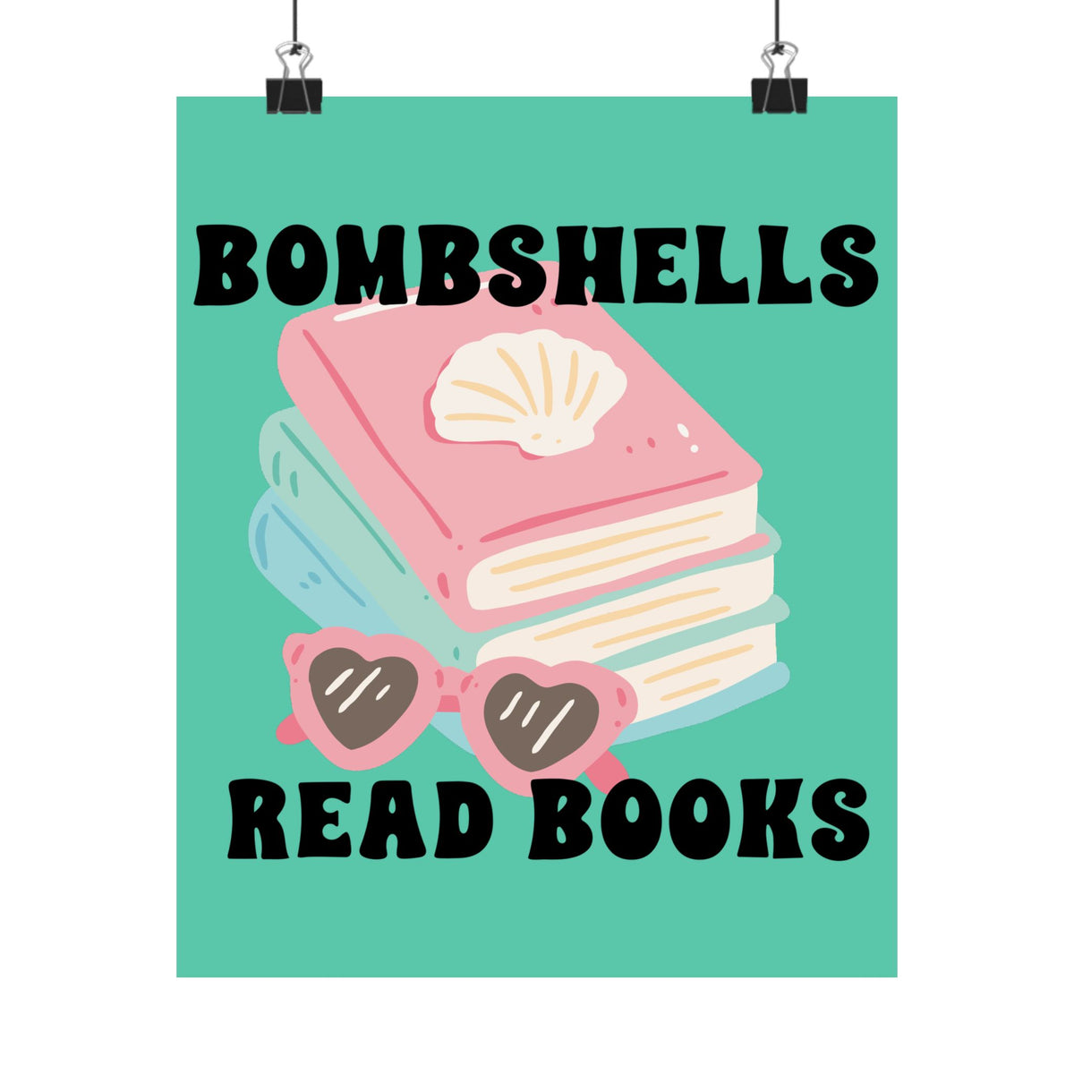 Bombshells Read Books - Bookish Villa Inspired Wall Art