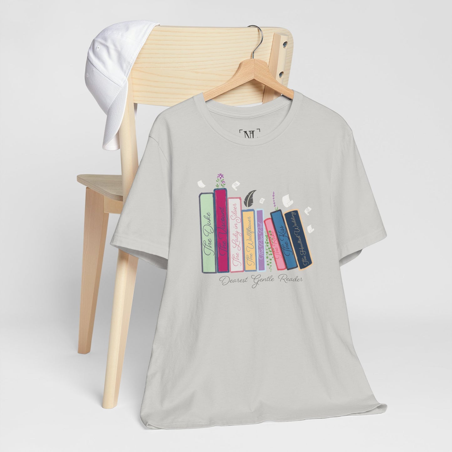 Dearest Gentle Reader Book Stack - Regency Romance Inspired Tee