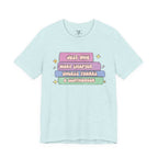 Book Lover Tee — "Just One More Chapter Unless There’s A Cliffhanger" Pastel Graphic