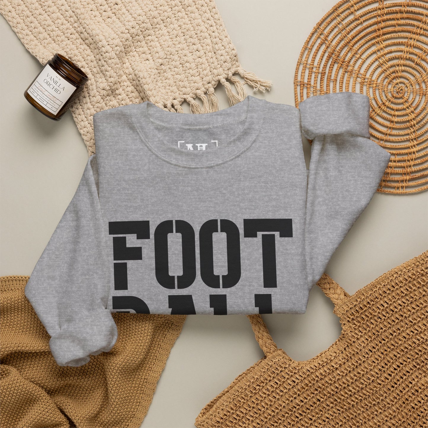 Football Mom Crewneck Sweatshirt