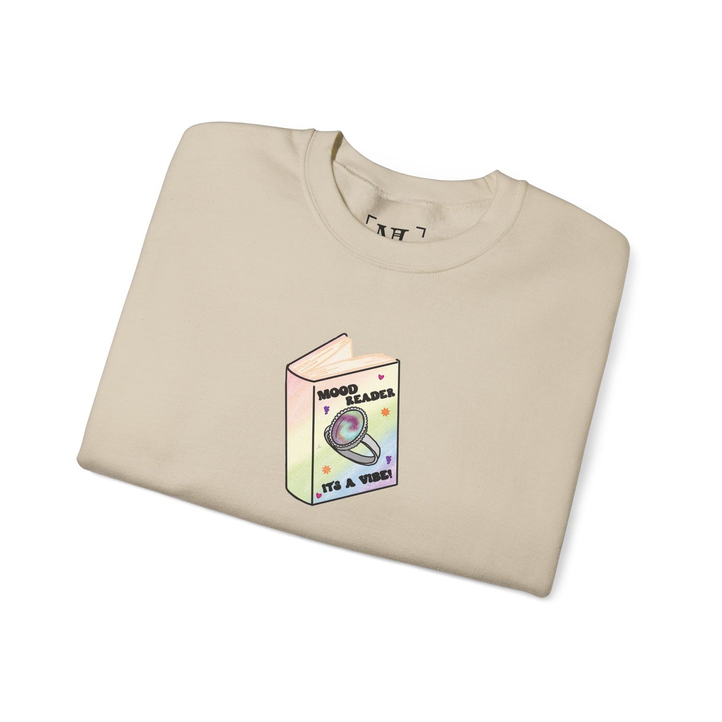 Mood Reader It's a Vibe - Cozy Heavyweight Bookish Crewneck Sweatshirt