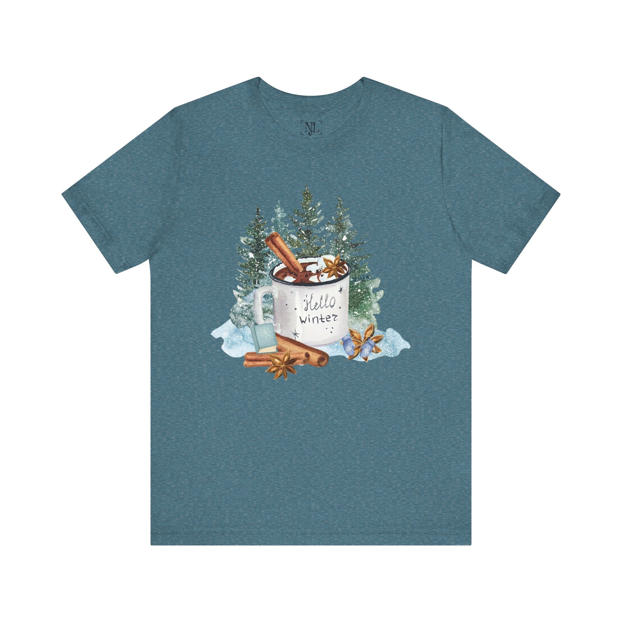 Hello Winter Mug Short Sleeve Tee