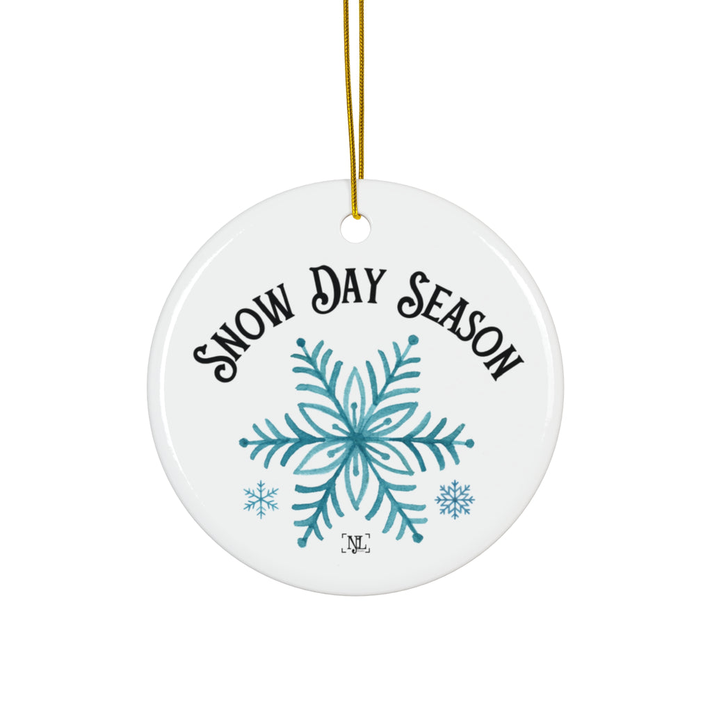 Snow Day Season - Ceramic Ornament