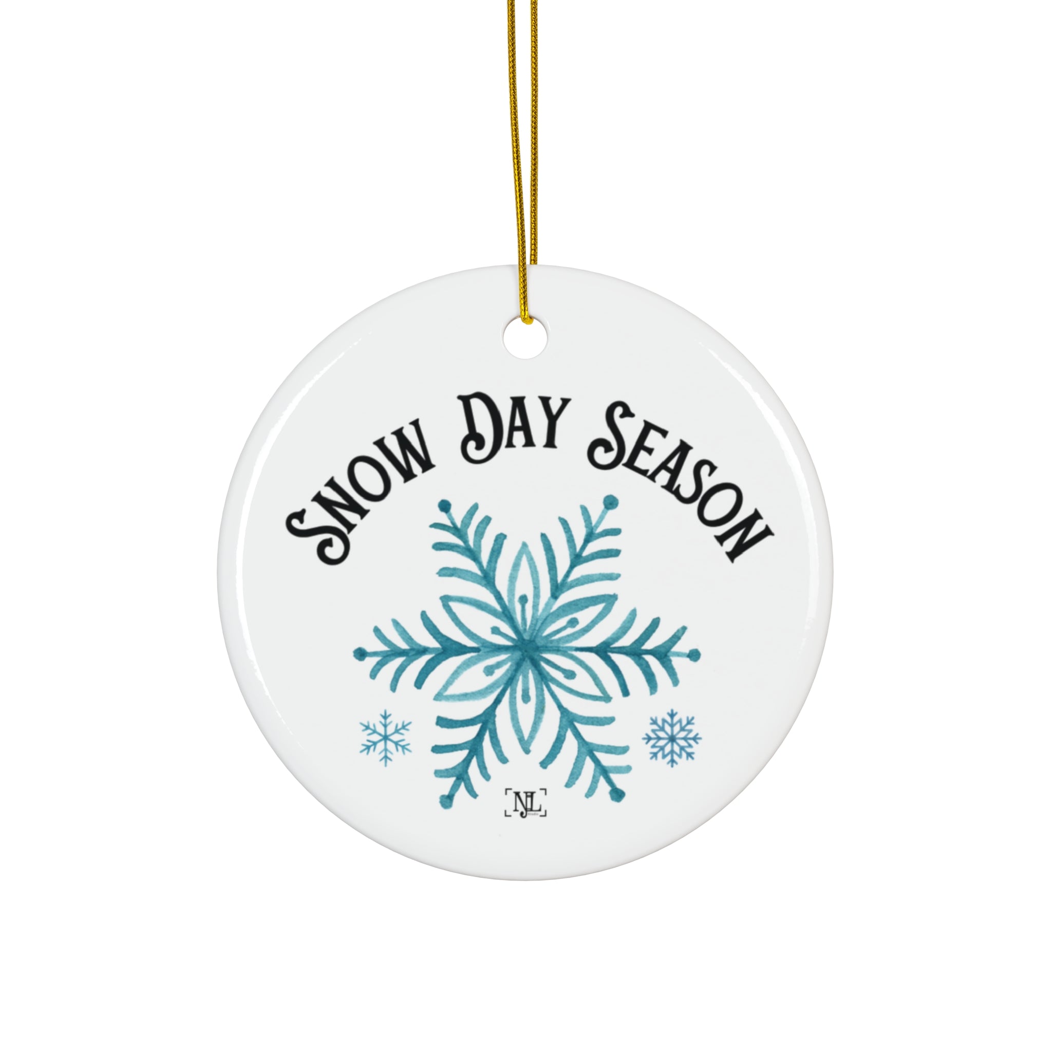 Snow Day Season - Ceramic Ornament