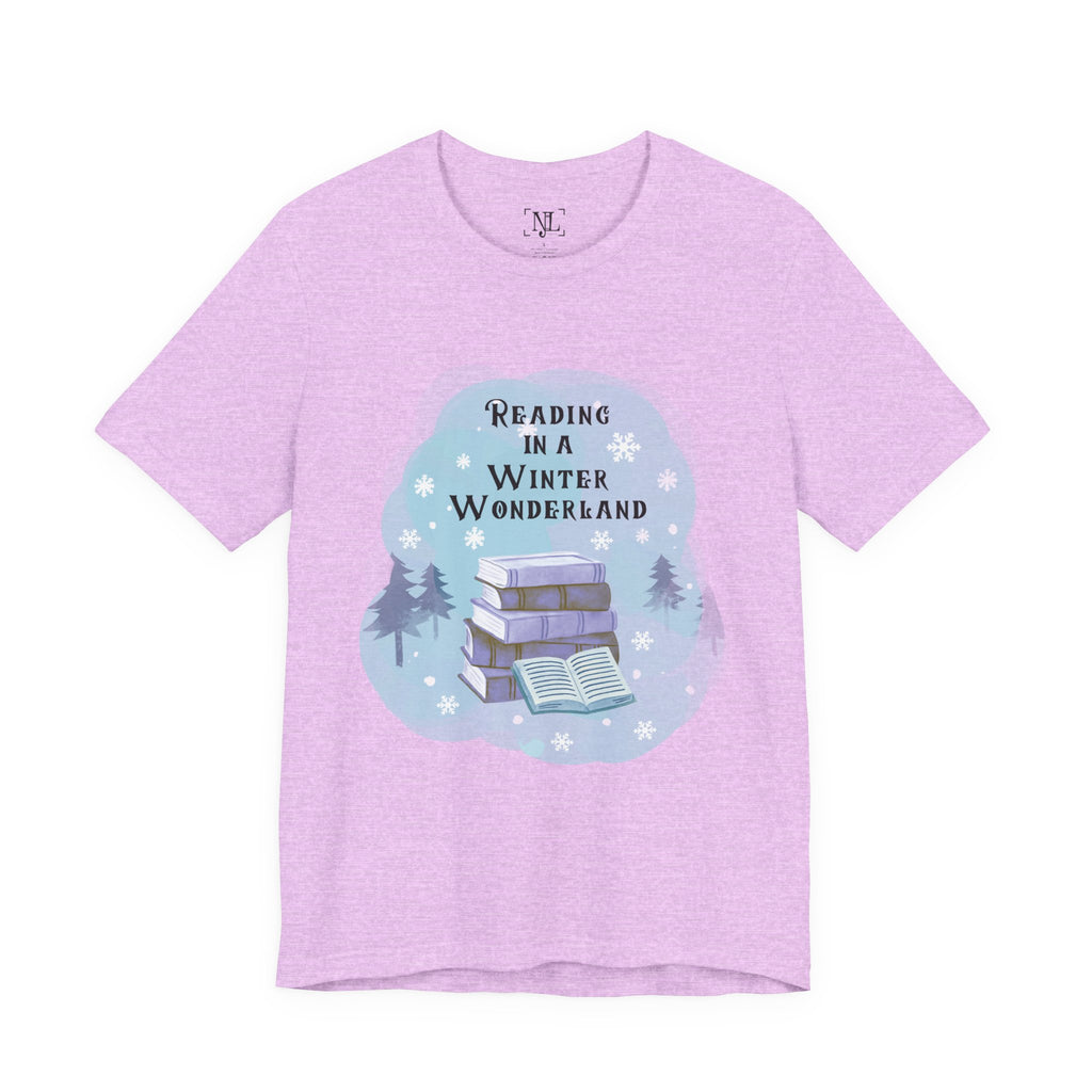 Reading in a Winter Wonderland Short Sleeve Tee