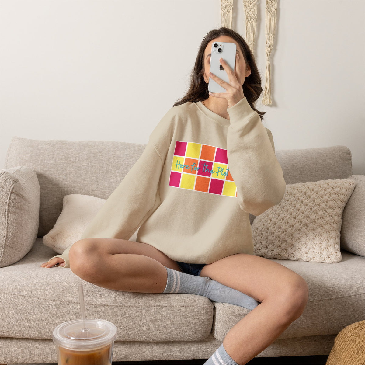Here for the Plot Twist - Bookish Villa Inspired Sweatshirt