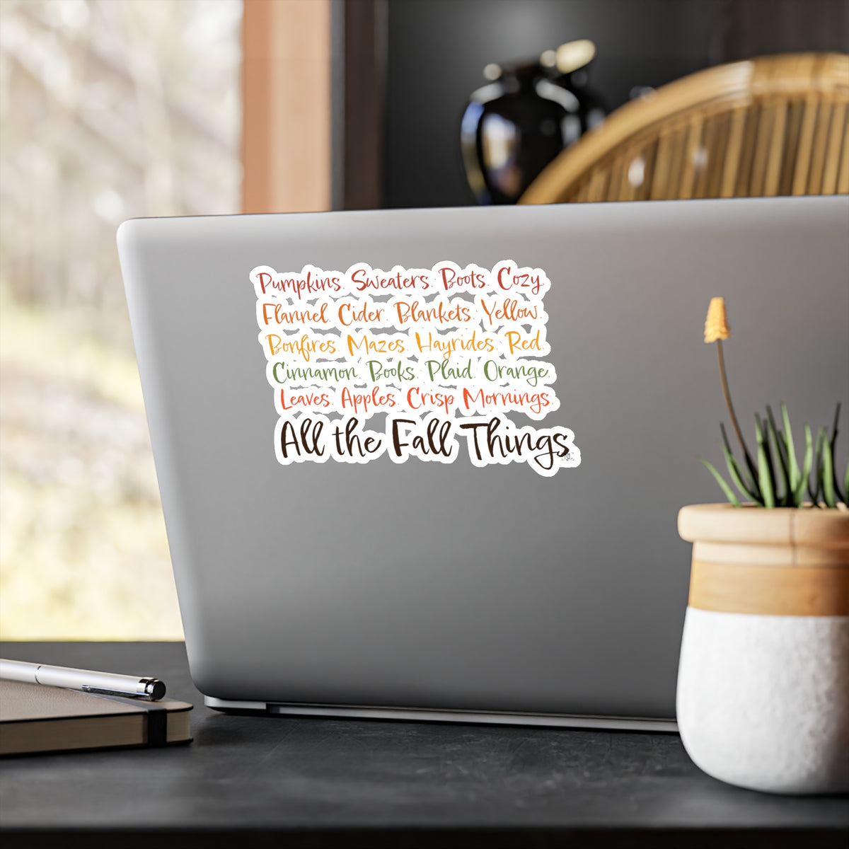 "All the Fall Things" Kiss-Cut Vinyl Decals