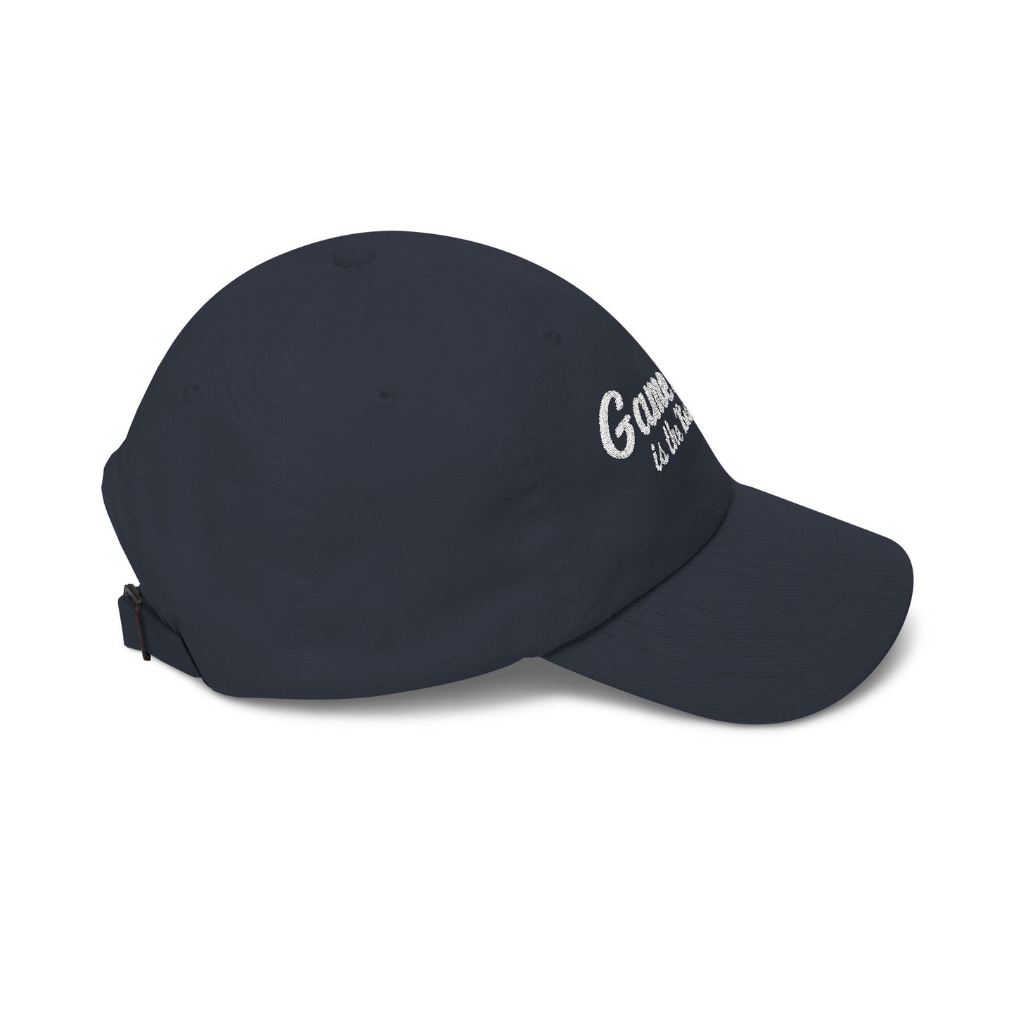 Baseball Hat "Game Day is the Best Day!" White Text Embroidered