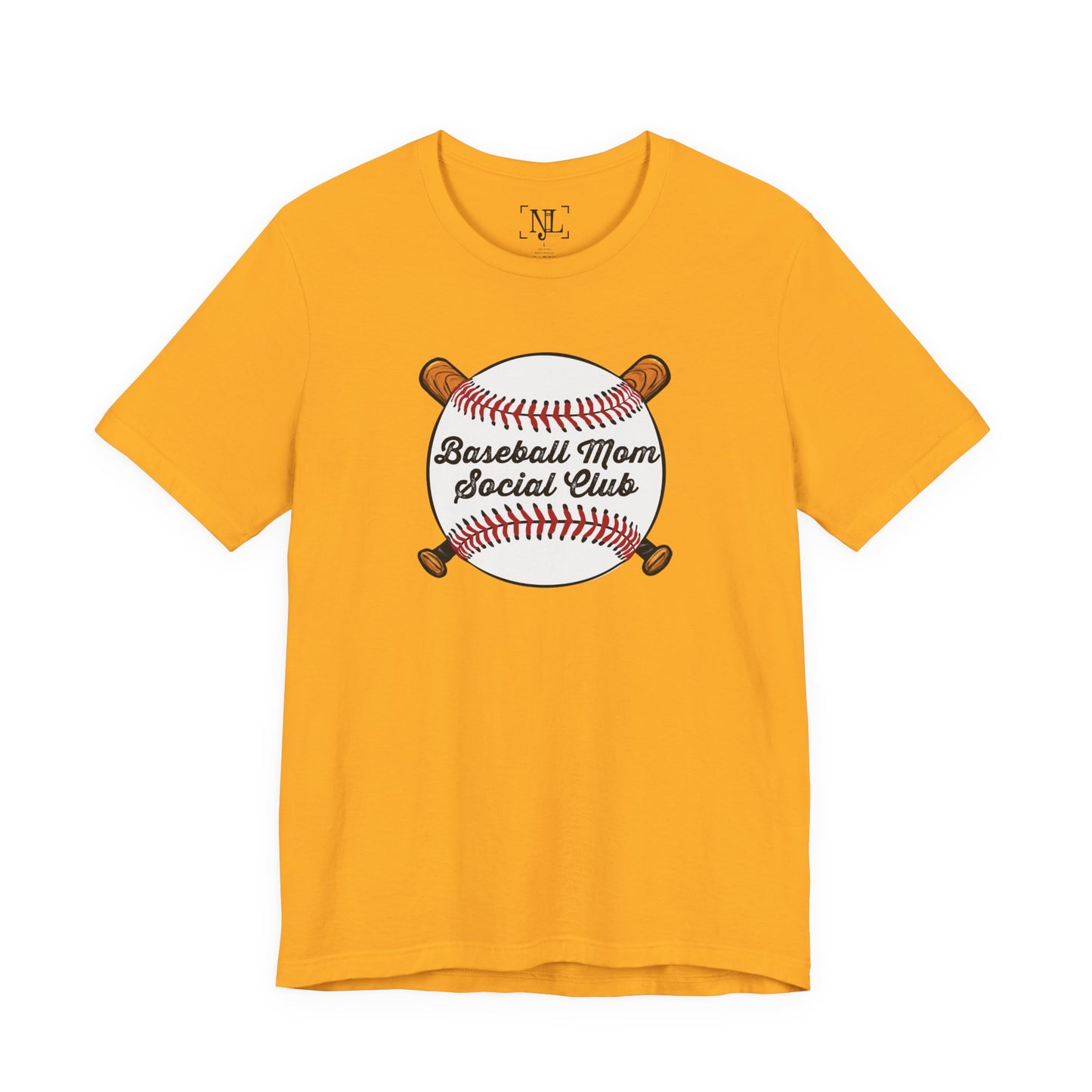 Baseball Mom Social Club Tee — Women’s Baseball Mom T-Shirt