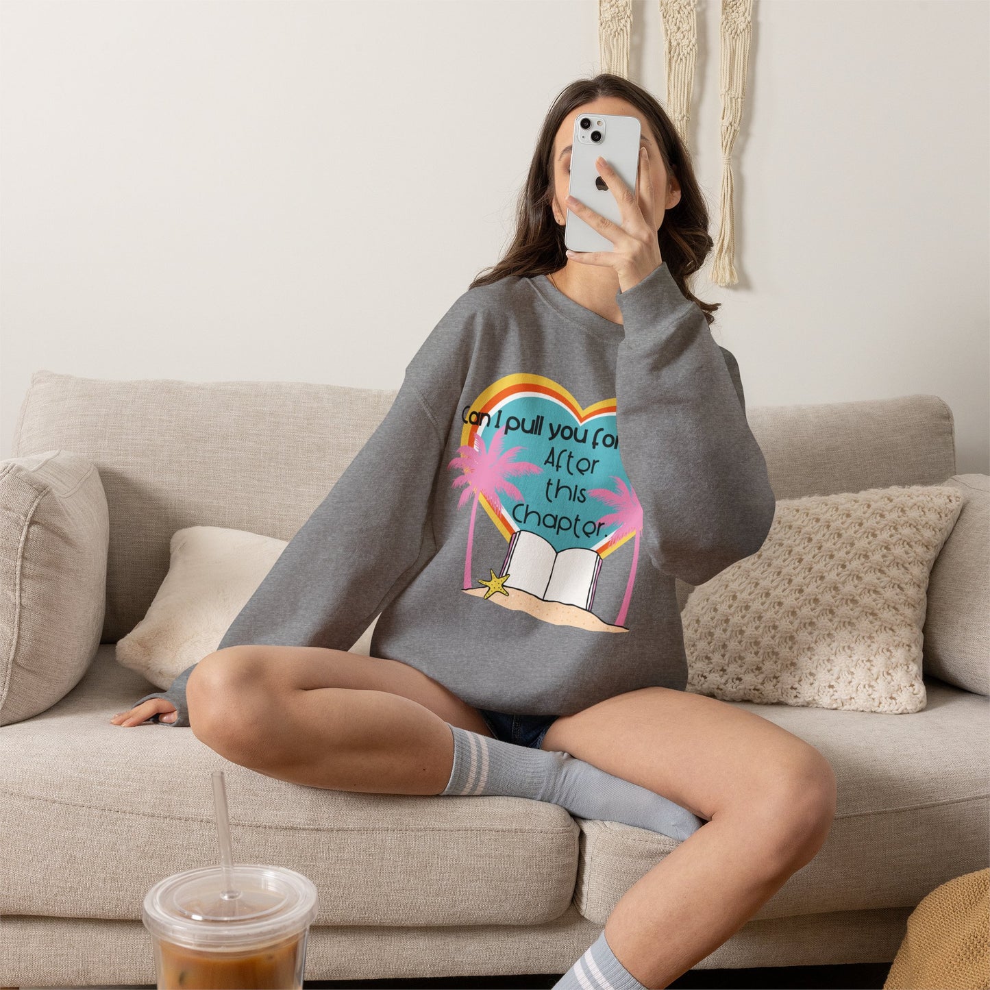 Can I Pull You for a Chat? - Bookish Villa Inspired Crewneck Sweatshirt