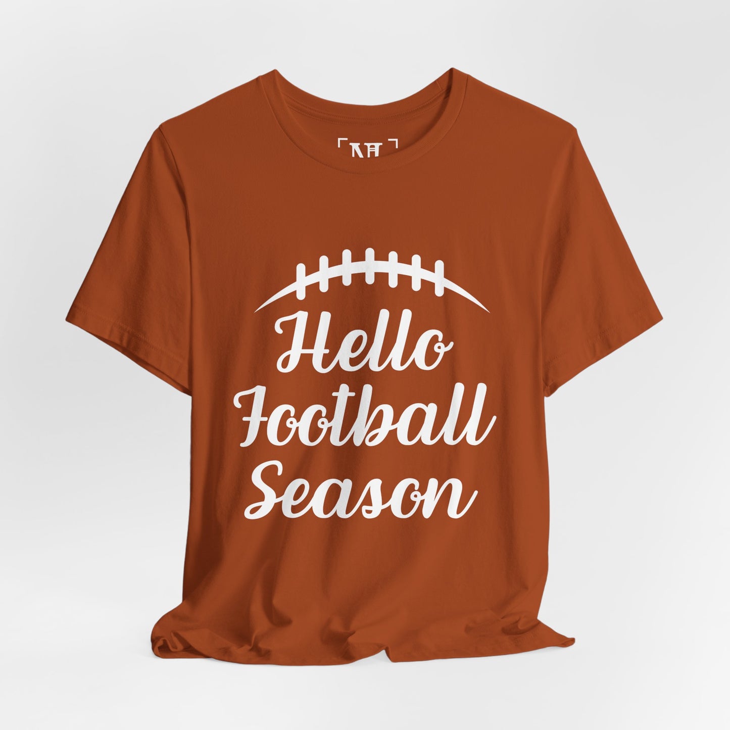 Hello Football Season - Graphic Tee (White Text)