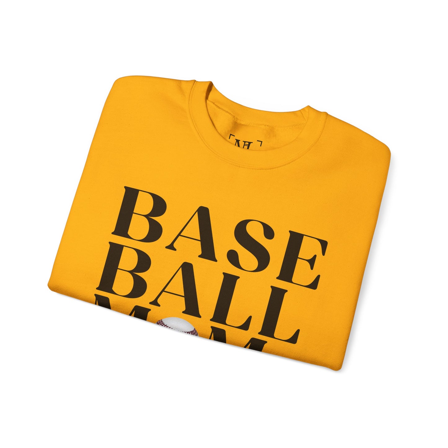 Baseball Mom Crewneck Sweatshirt - Baseball Graphic Pullover for Moms