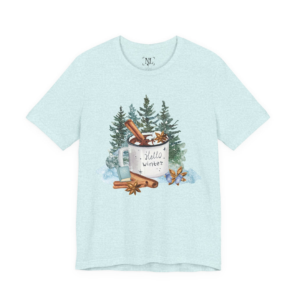 Hello Winter Mug Short Sleeve Tee