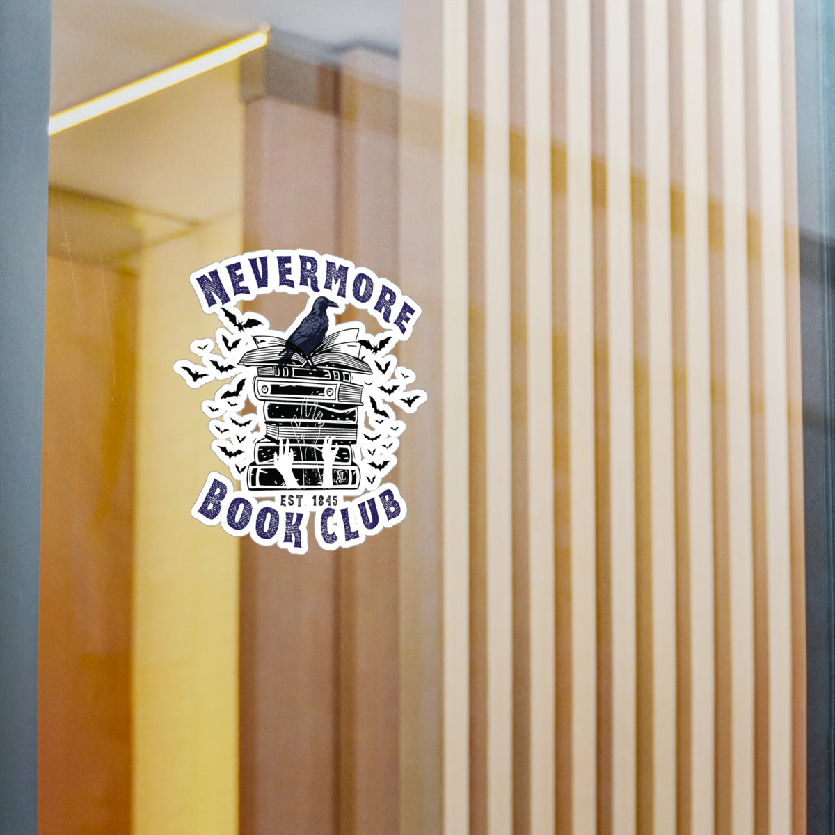 Nevermore Book Club Vinyl Decals