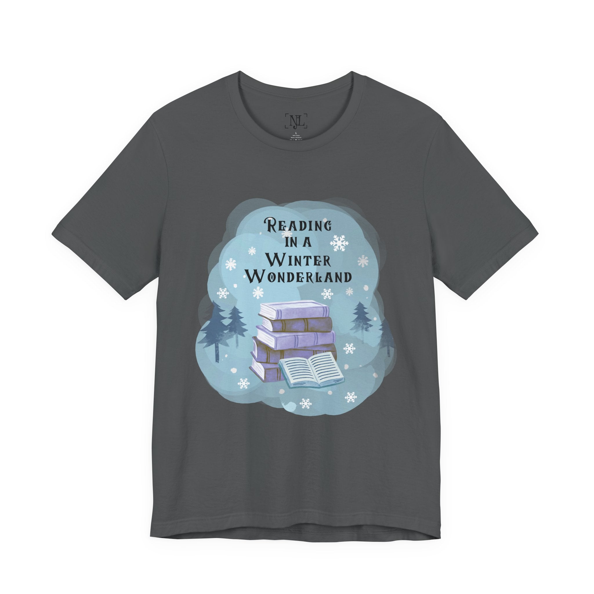 Reading in a Winter Wonderland Short Sleeve Tee