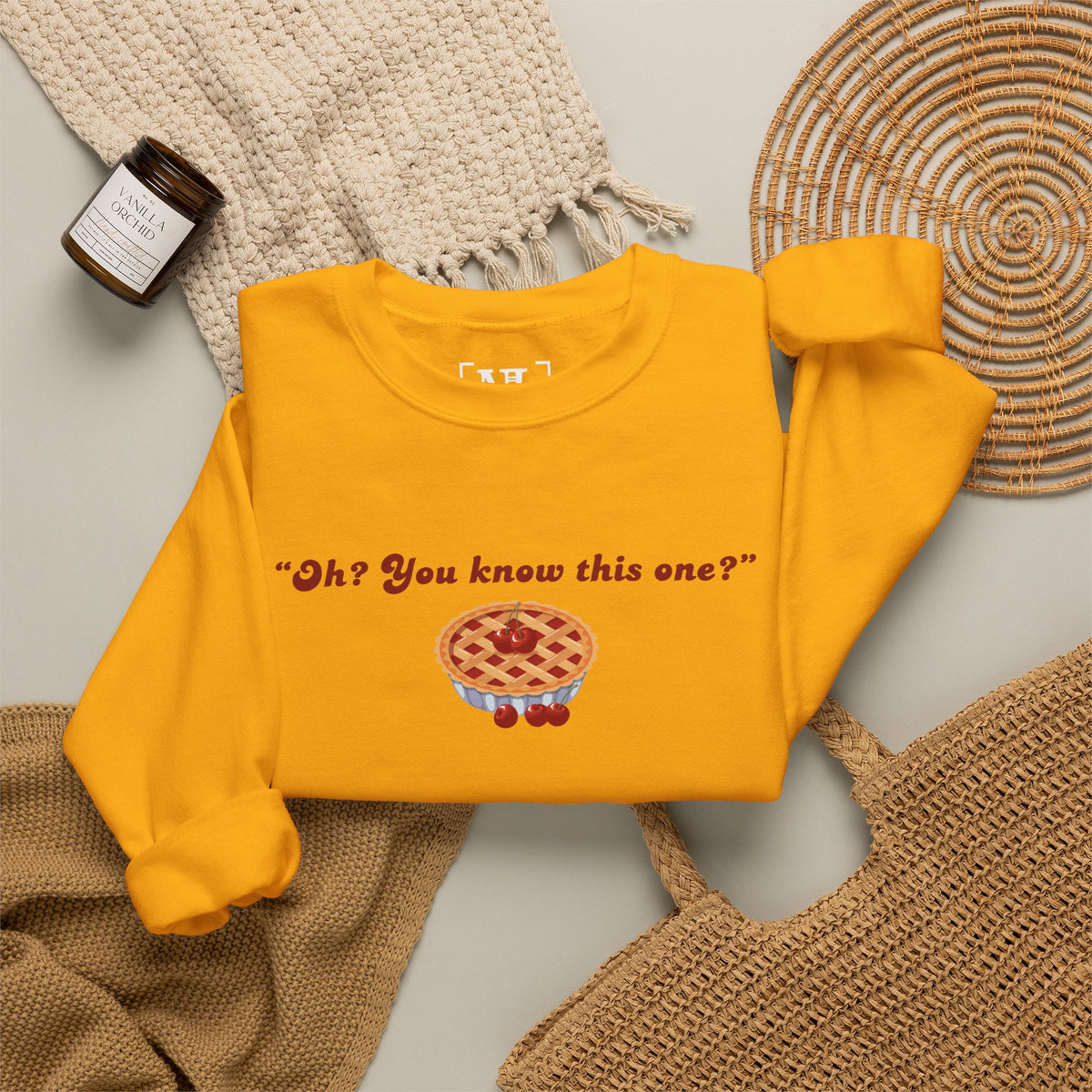 Oh? You know this one? Cherry Pie - Hockey Romance Inspired Sweatshirt