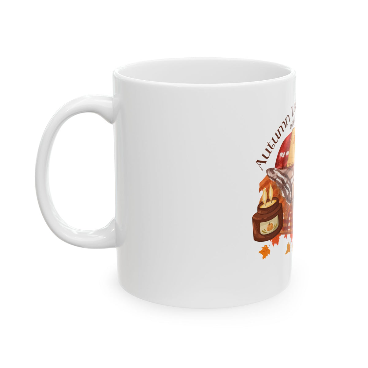 Autumn Leaves & Cozy Reads Ceramic Mug