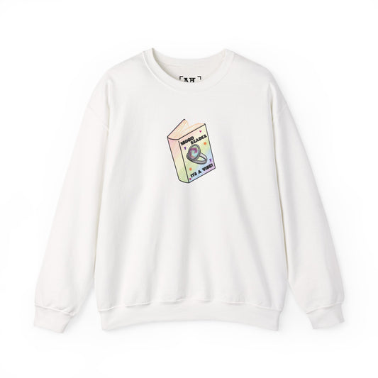 Mood Reader It's a Vibe - Cozy Heavyweight Bookish Crewneck Sweatshirt