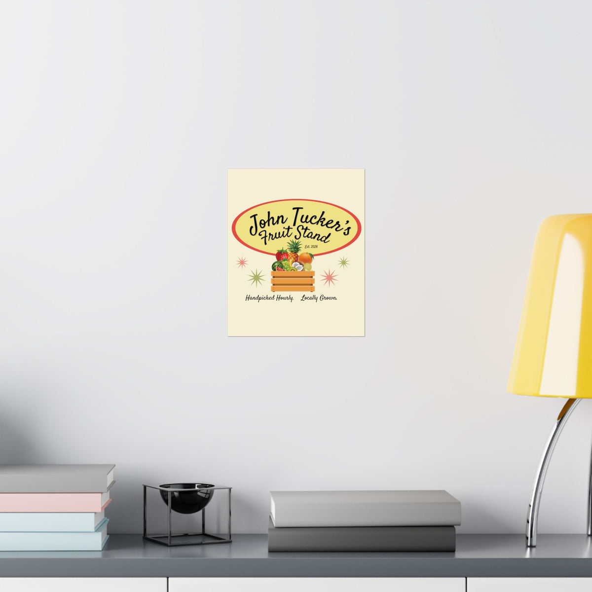 John Tucker's Fruit Stand - Hockey Romance Inspired Wall Art