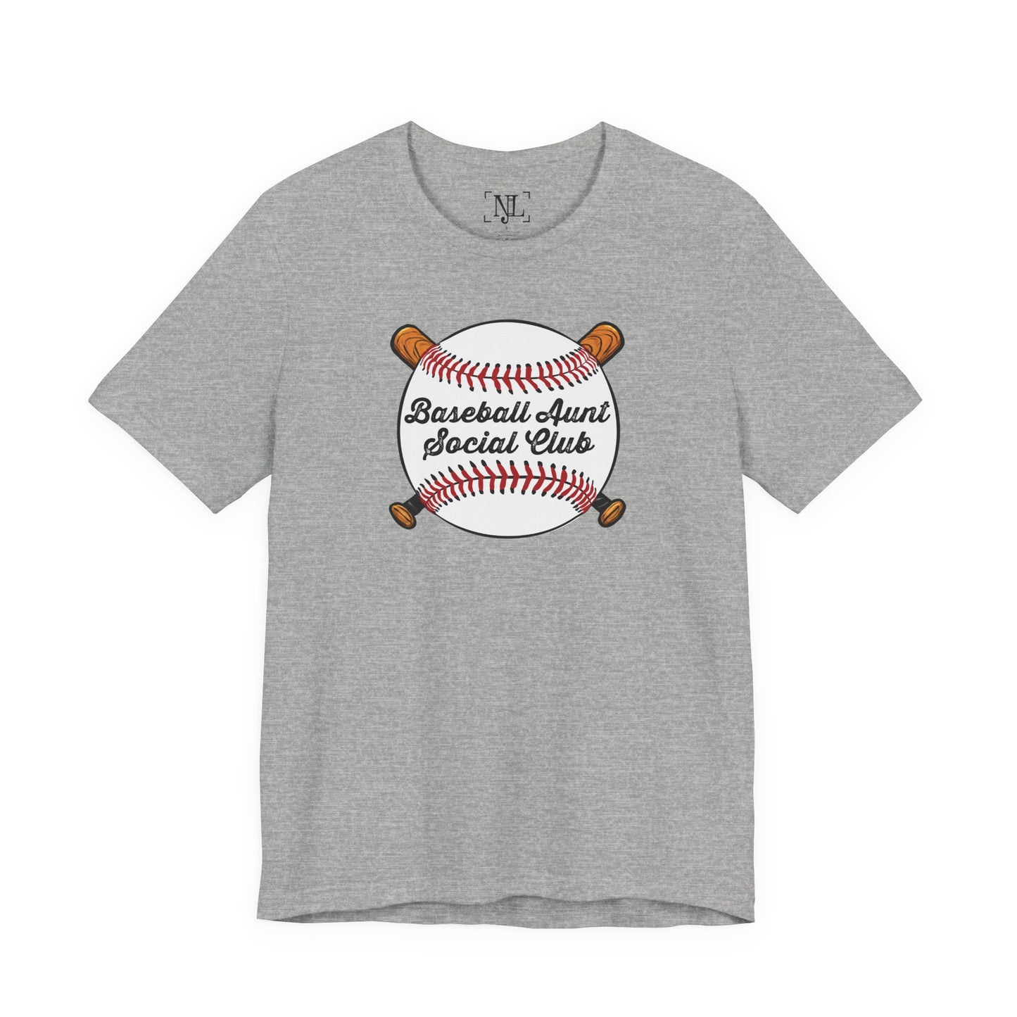 Baseball Aunt Social Club Tee — Women’s Baseball T-Shirt