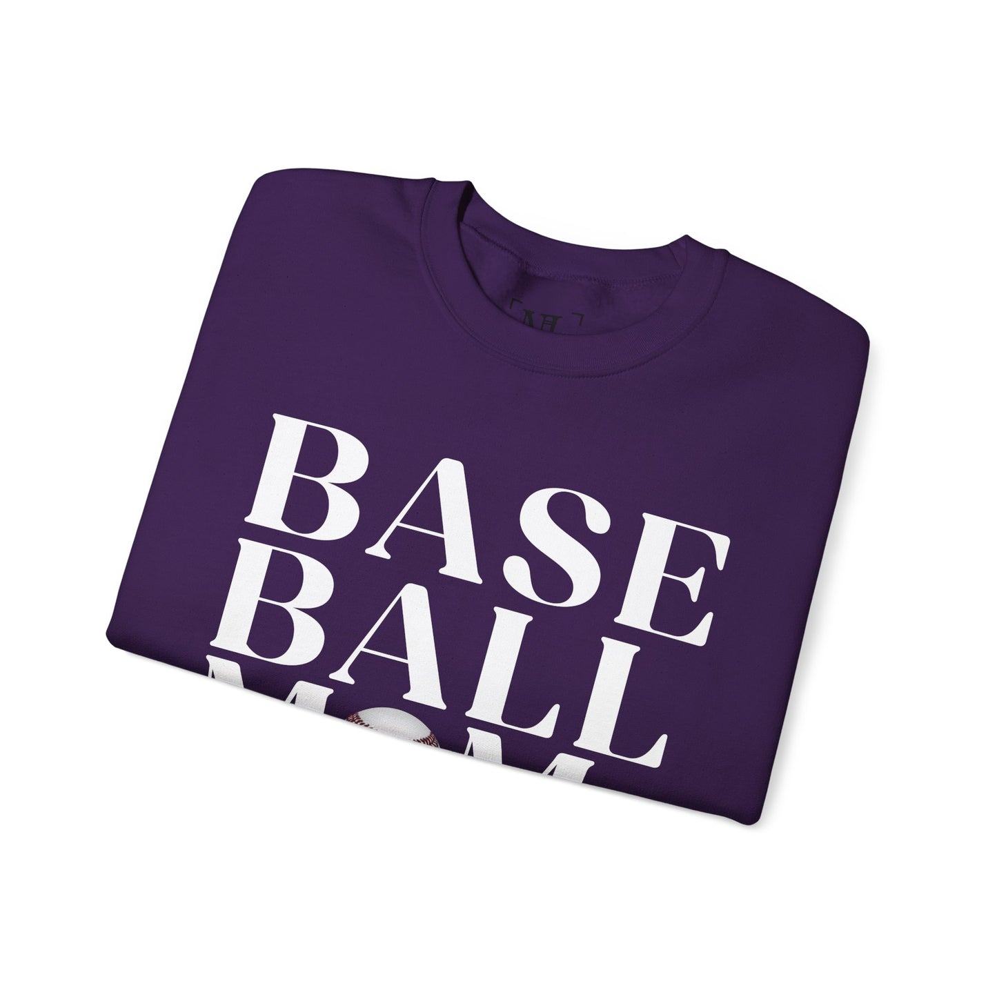 Baseball Mom Crewneck Sweatshirt - Baseball Graphic Pullover for Moms