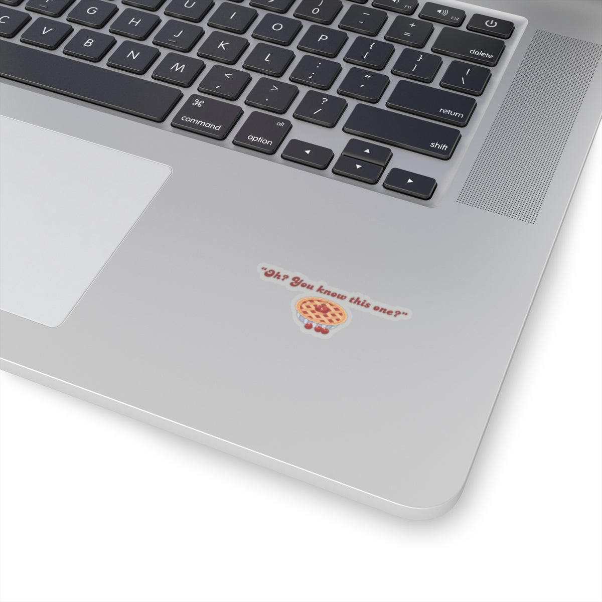 Oh? You know this one?” Cherry Pie - Hockey Romance Inspired Sticker
