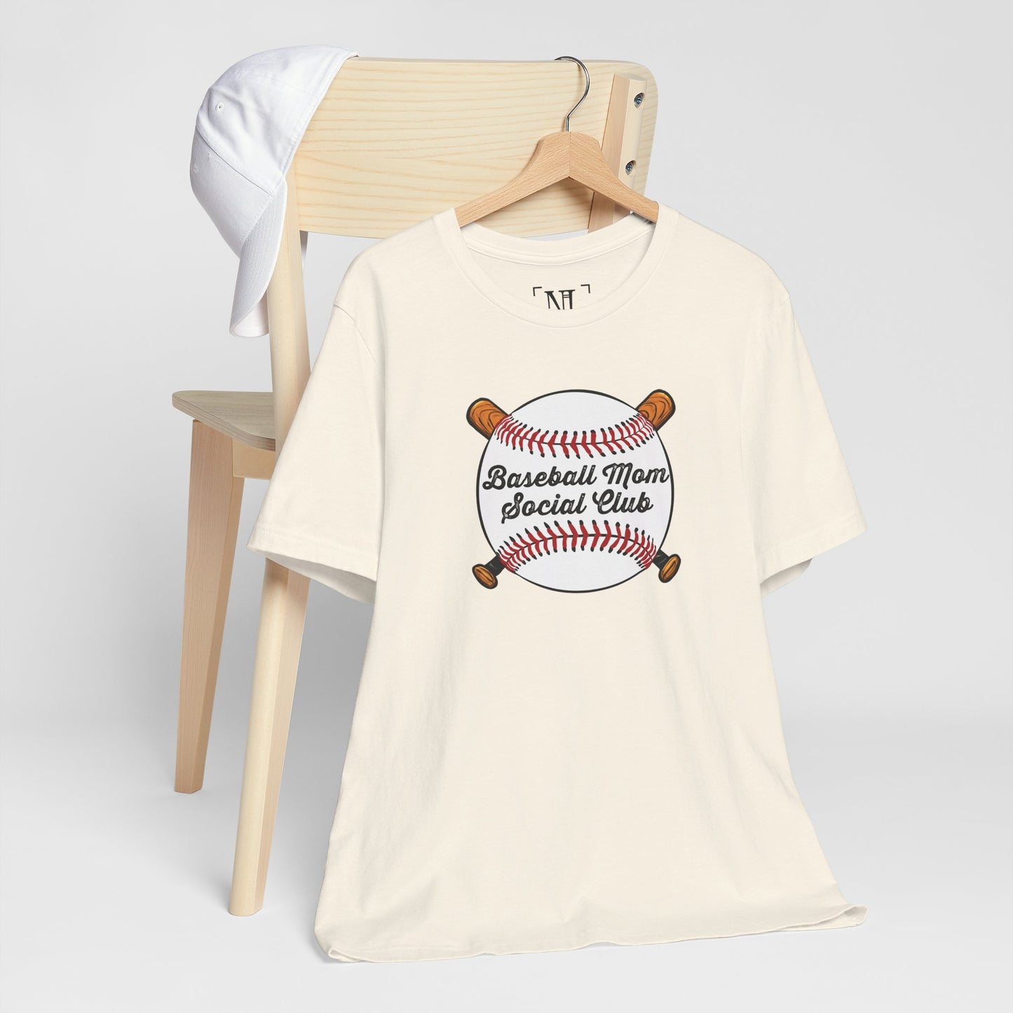 Baseball Mom Social Club Tee — Women’s Baseball Mom T-Shirt
