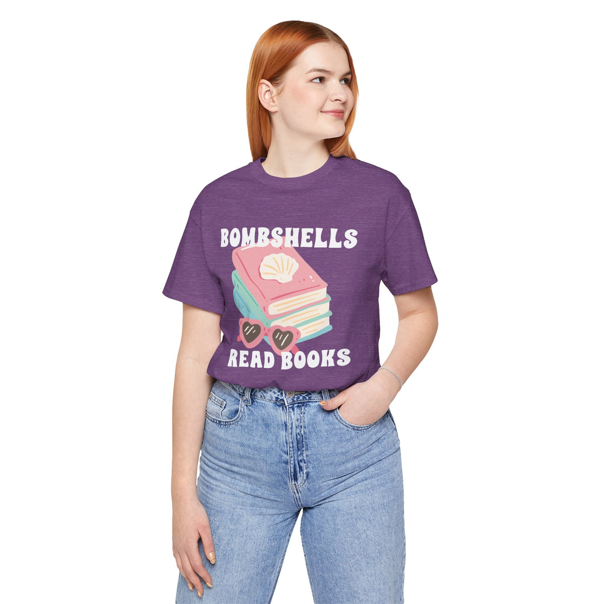 Bombshells Read Books - Bookish Villa Inspired Tee (White Text)