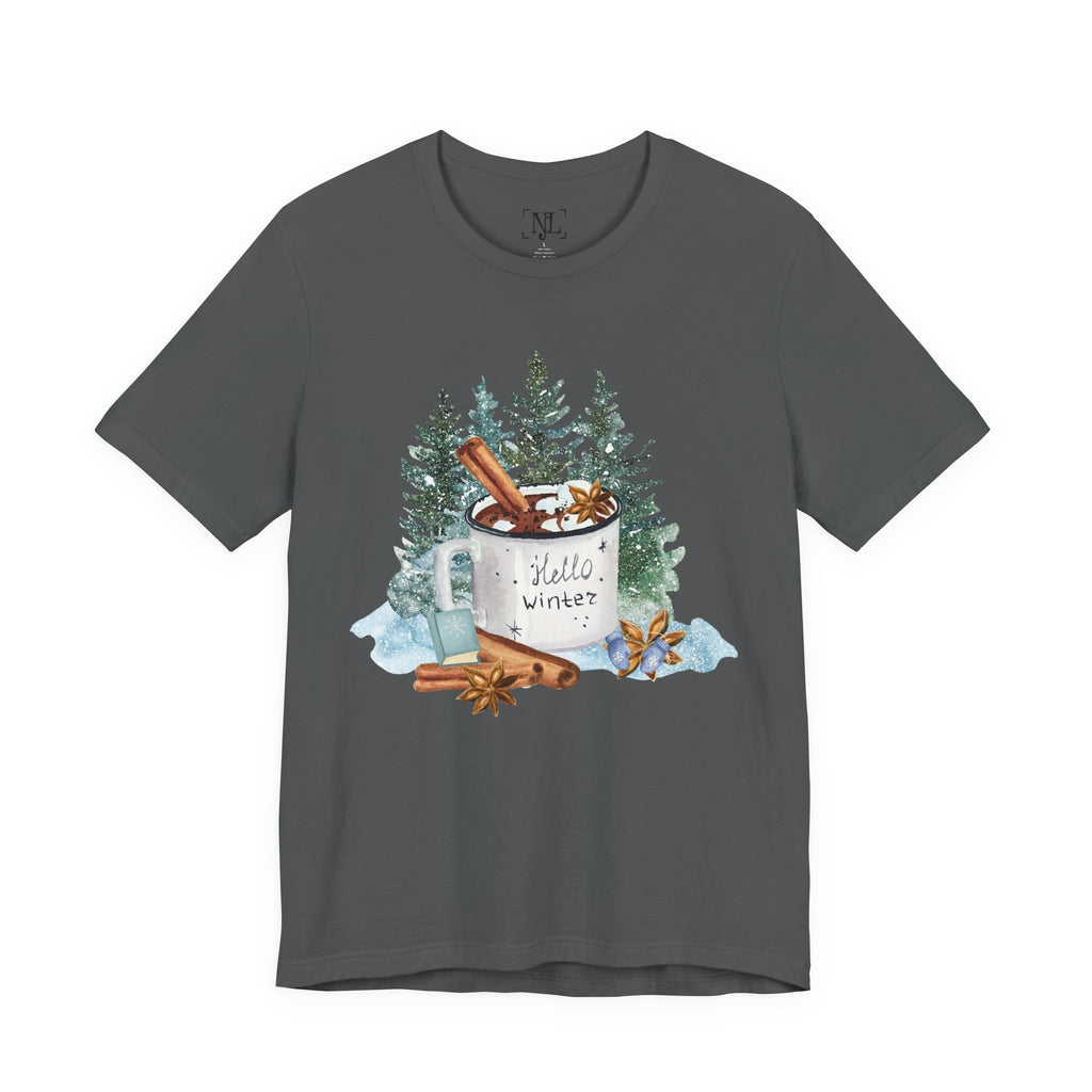 Hello Winter Mug Short Sleeve Tee