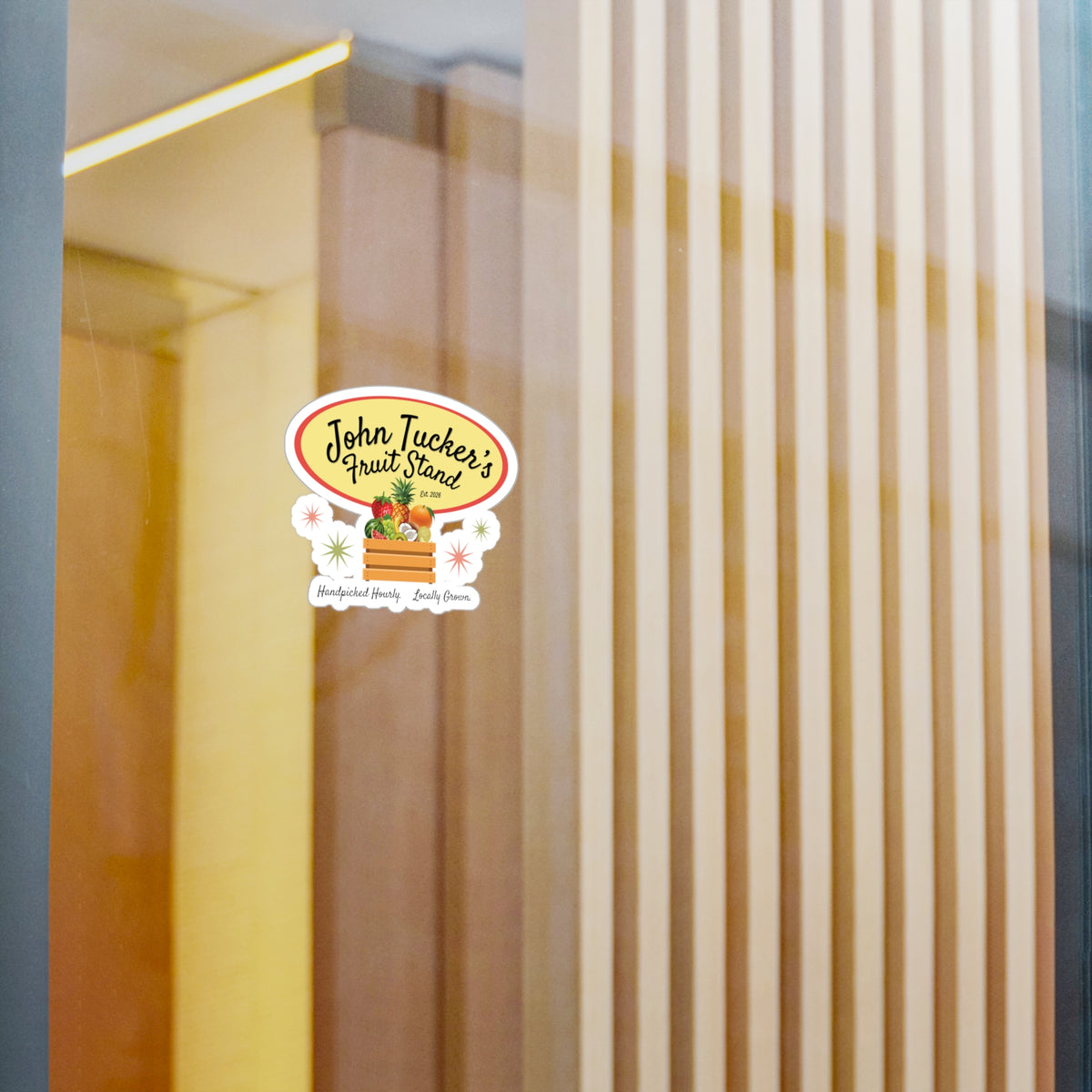 John Tucker's Fruit Stand - Hockey Romance Inspired Kiss-Cut Sticker