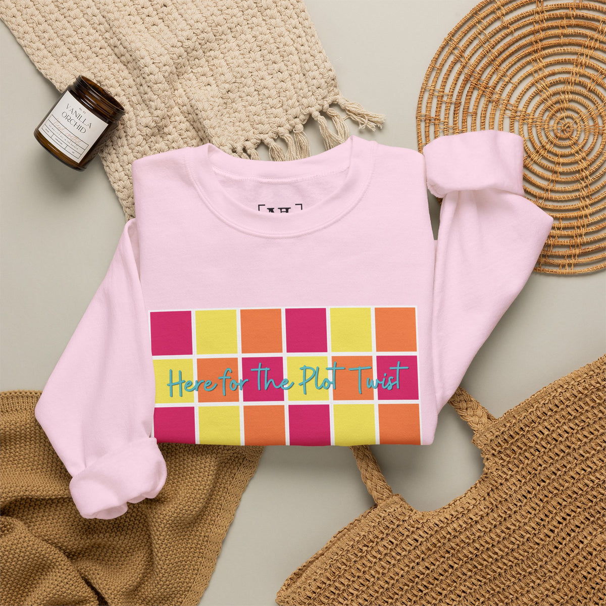 Here for the Plot Twist - Bookish Villa Inspired Sweatshirt