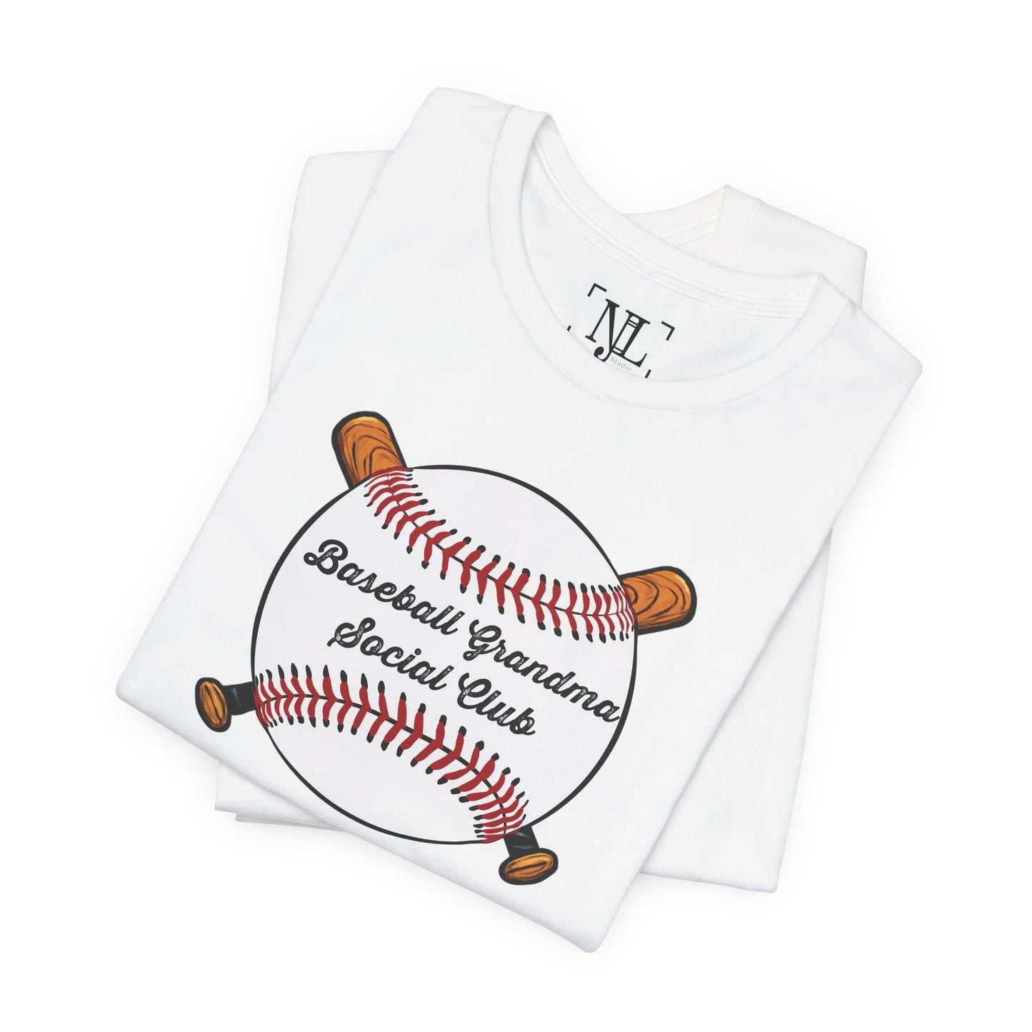 Baseball Grandma Social Club Tee — Women’s Baseball T-Shirt
