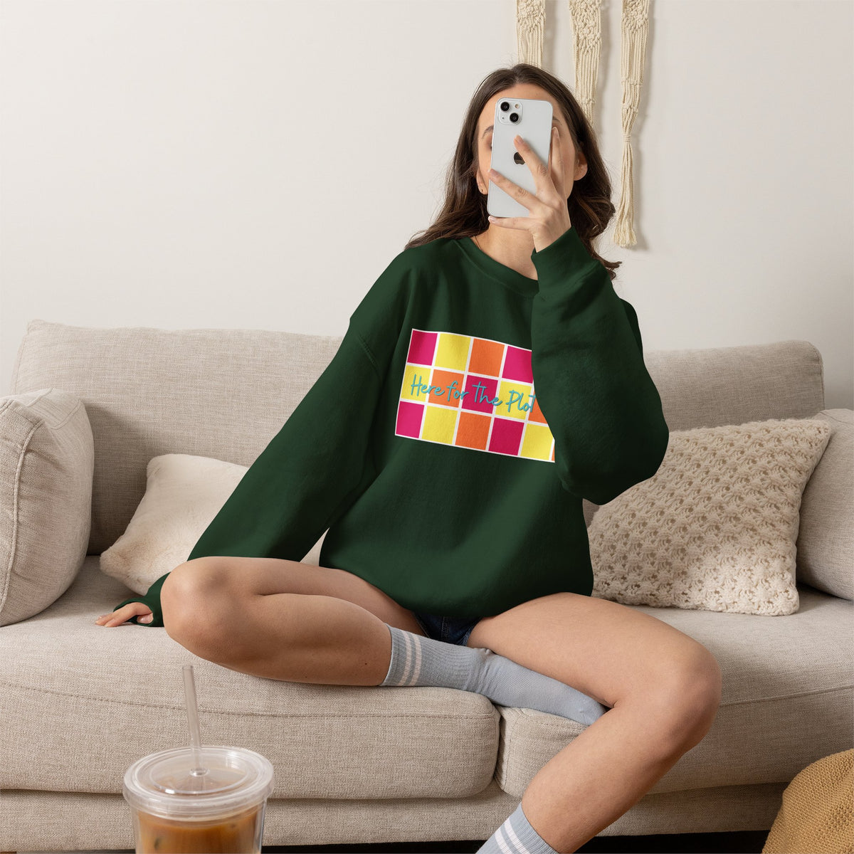 Here for the Plot Twist - Bookish Villa Inspired Sweatshirt