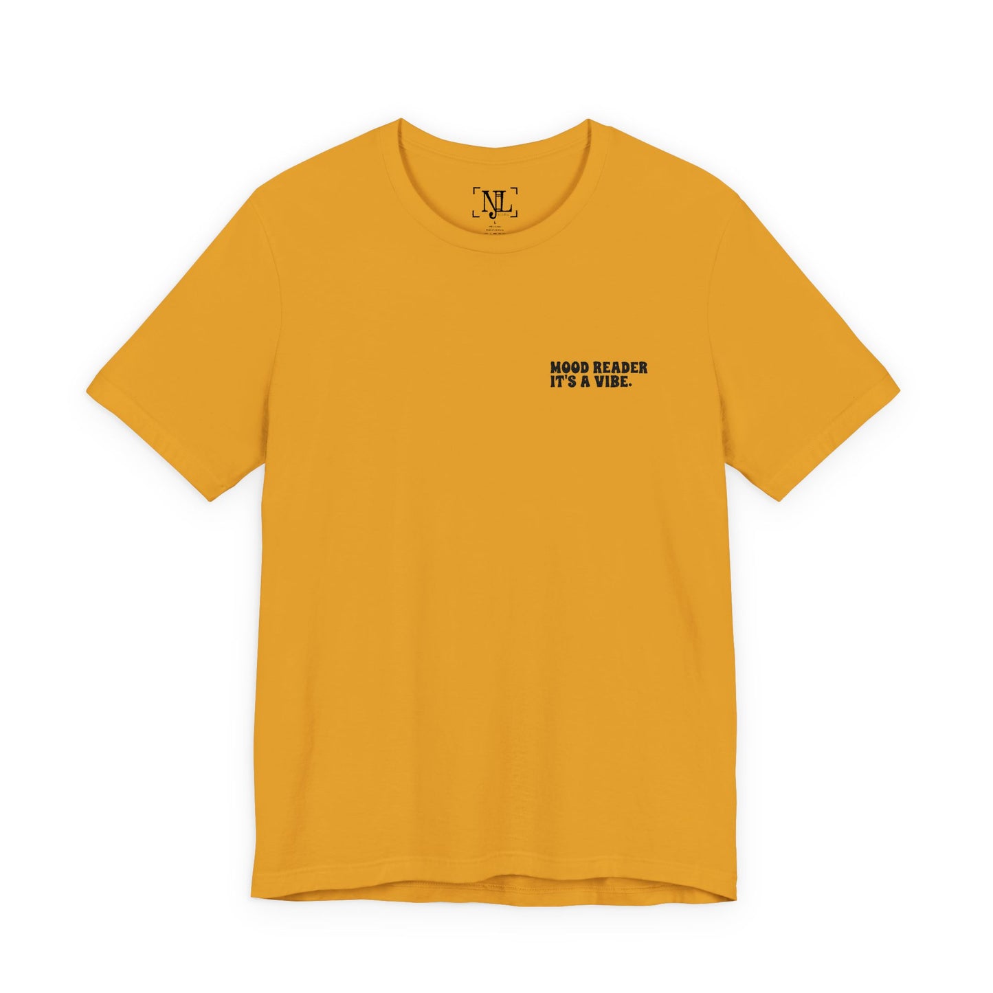 "Mood Readers. It's a Vibe." - Embroidered Literary Tee (Black Text)
